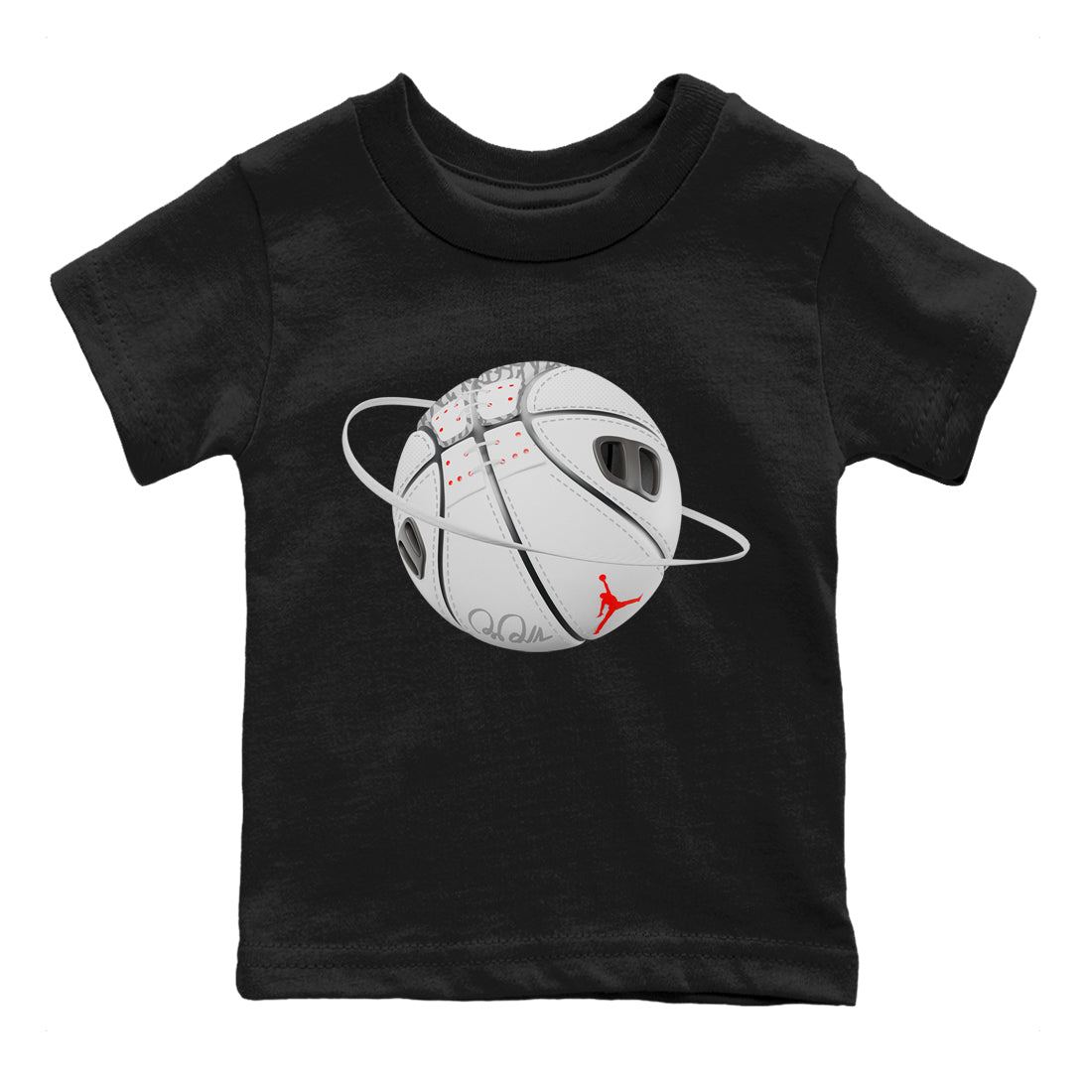 Air Jordan 3 White Cement Shirt To Match Jordans Basketball Planet Sneaker Tees AJ3 White Cement Drip Gear Zone Sneaker Matching Clothing Kids Shirts Black 2