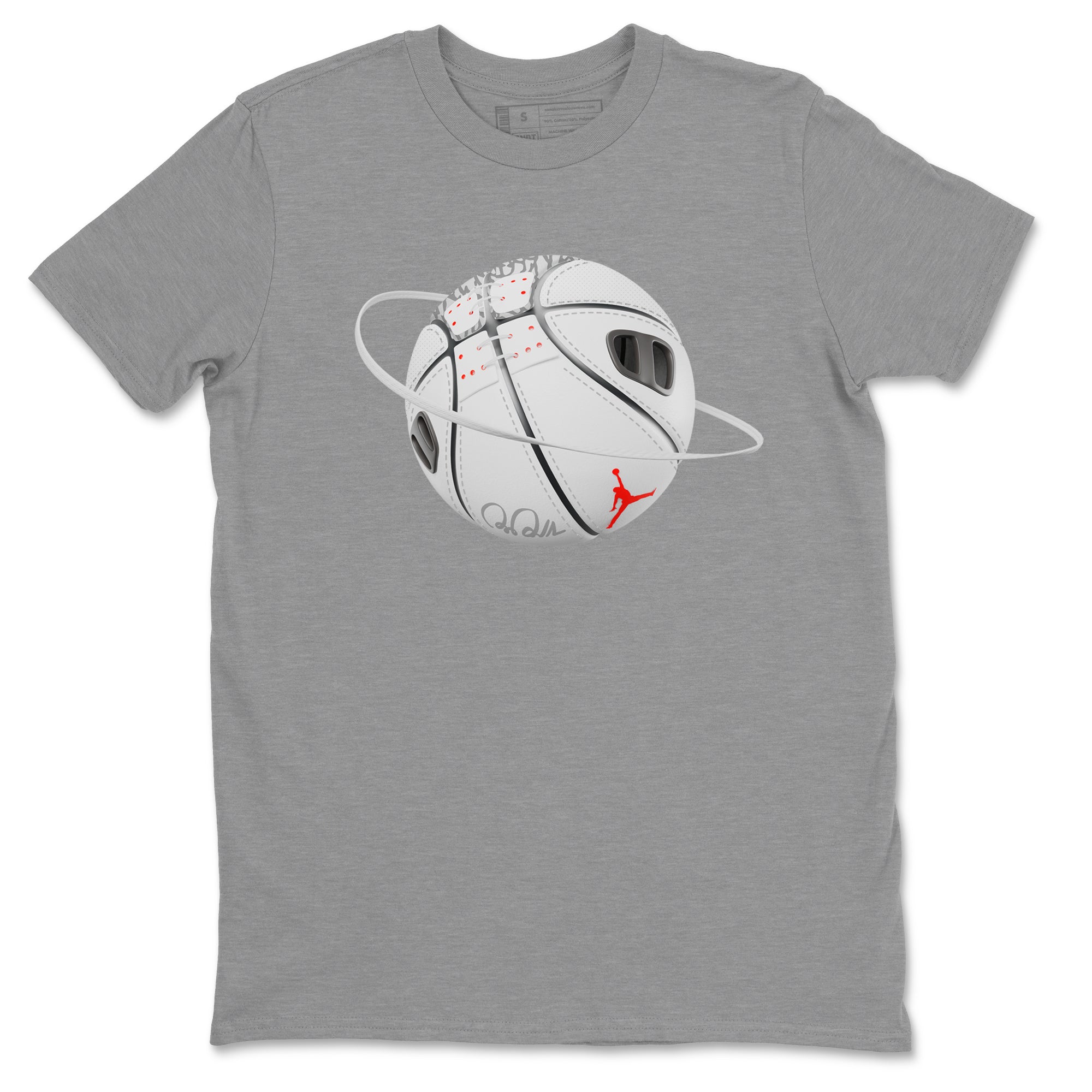 Air Jordan 3 White Cement Shirt To Match Jordans Basketball Planet Sneaker Tees AJ3 White Cement Drip Gear Zone Sneaker Matching Clothing Unisex Shirts Black 2