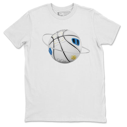 Air Jordan 3 Wizards Sneaker Match Tees Basketball Planet Streetwear Sneaker Shirt AJ3 NBA Wizards  Sneaker Release Tees Unisex Shirts White 2