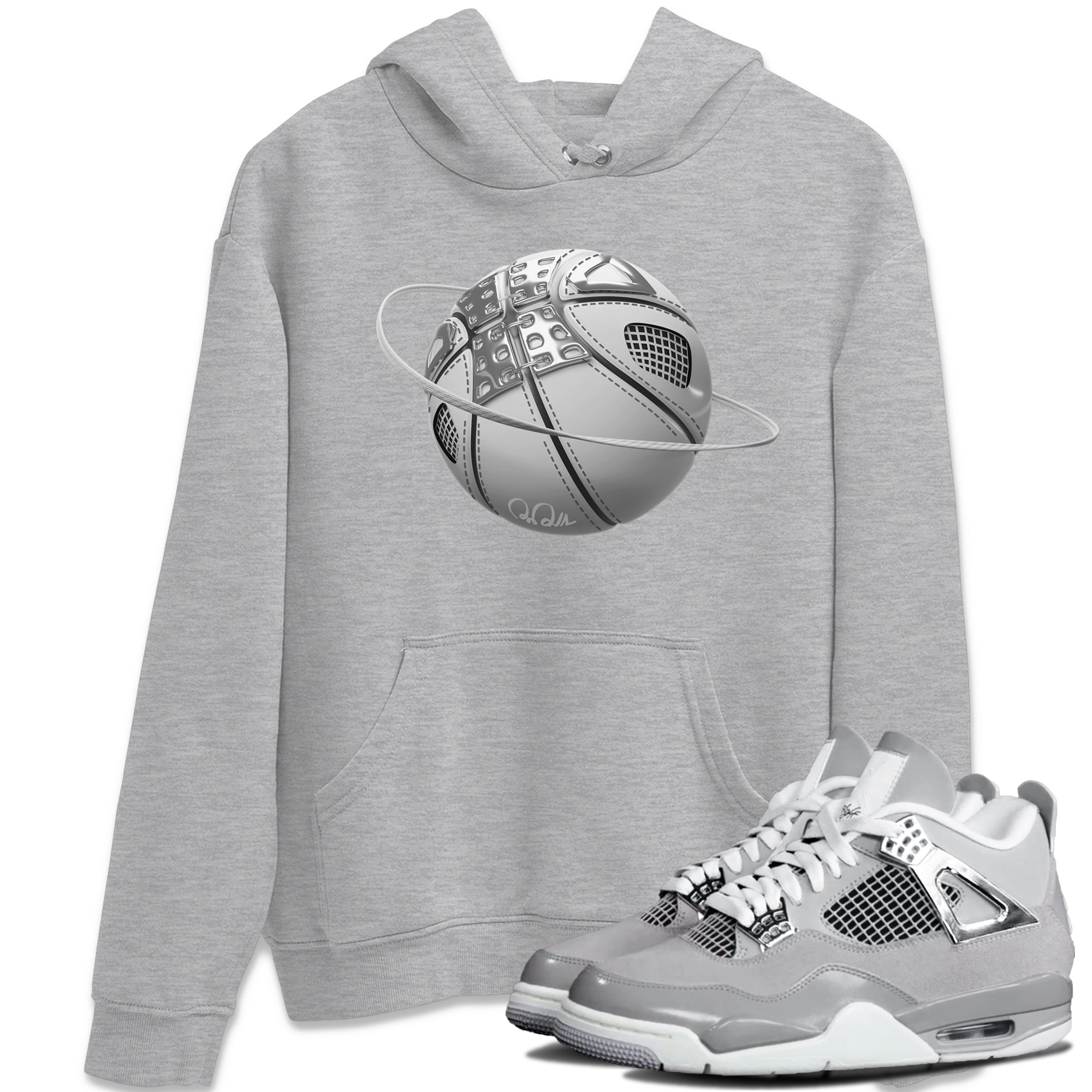 Air Jordan 4 Frozen Moments shirt to match jordans Basketball Planet Streetwear Sneaker Shirt AJ4 Frozen Moments Drip Gear Zone Sneaker Matching Clothing Unisex Heather Grey 1 T-Shirt