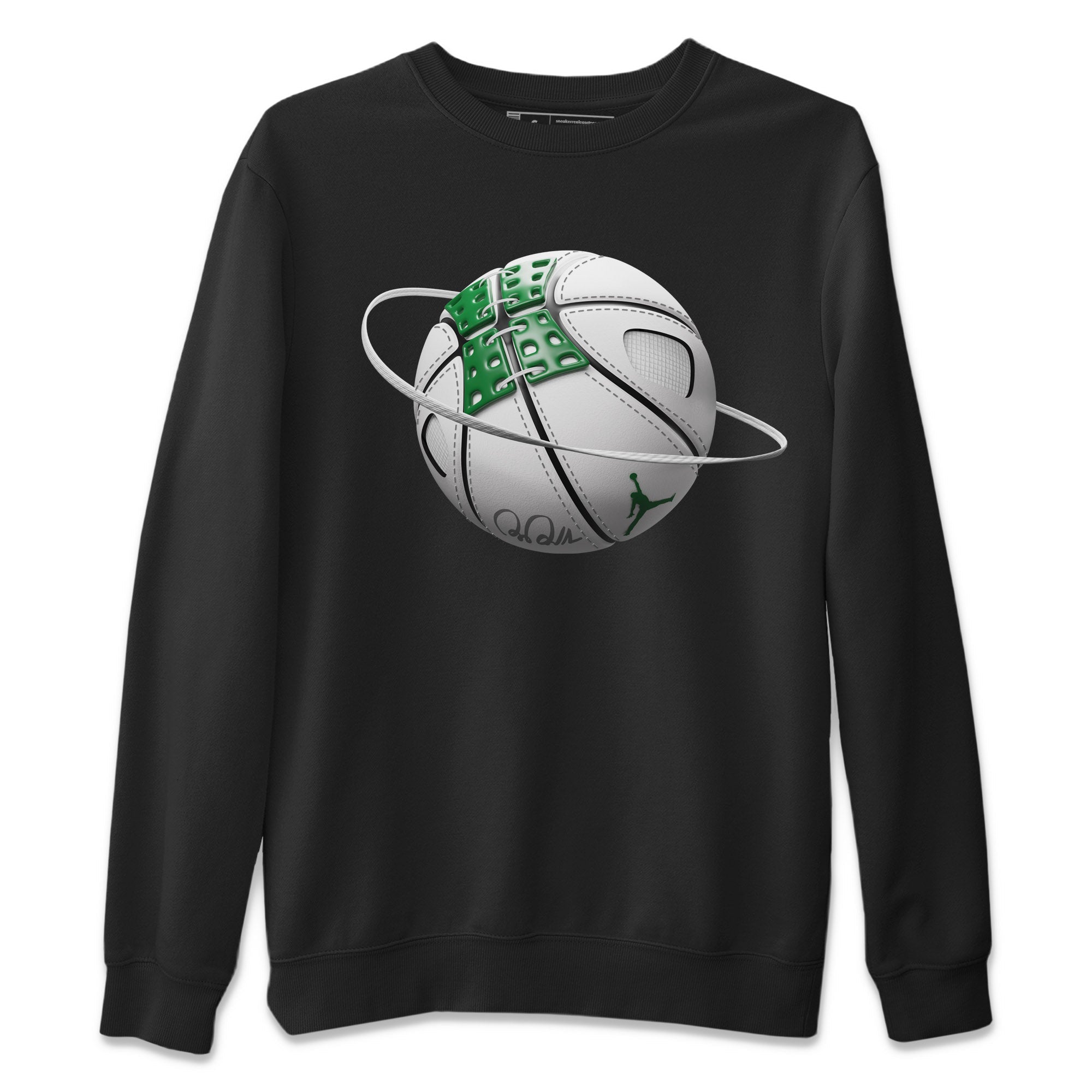 Air Jordan 4 Pine Green Sneaker Match Tees Basketball Planet Streetwear Sneaker Shirt AJ4 Pine Green Sneaker Release Tees Unisex Shirts Black 2