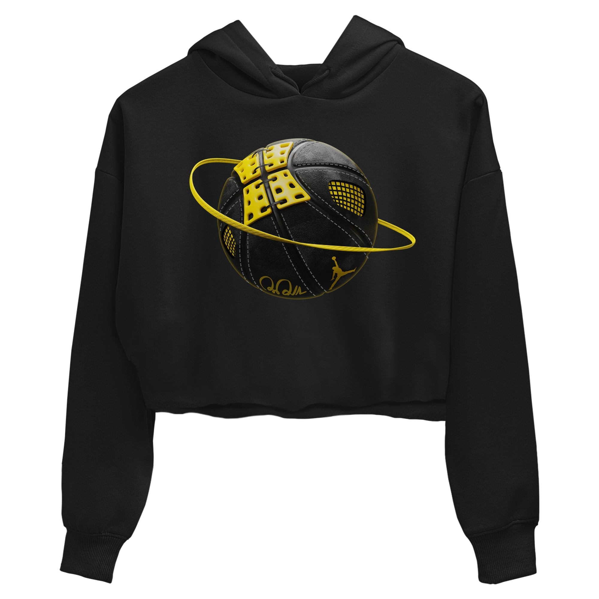 Air Jordan 4 Thunder Sneaker Match Tees Basketball Planet Streetwear Sneaker Shirt AJ4 Thunder Jumpman Sneaker Release Tees Women's Shirts Black 2