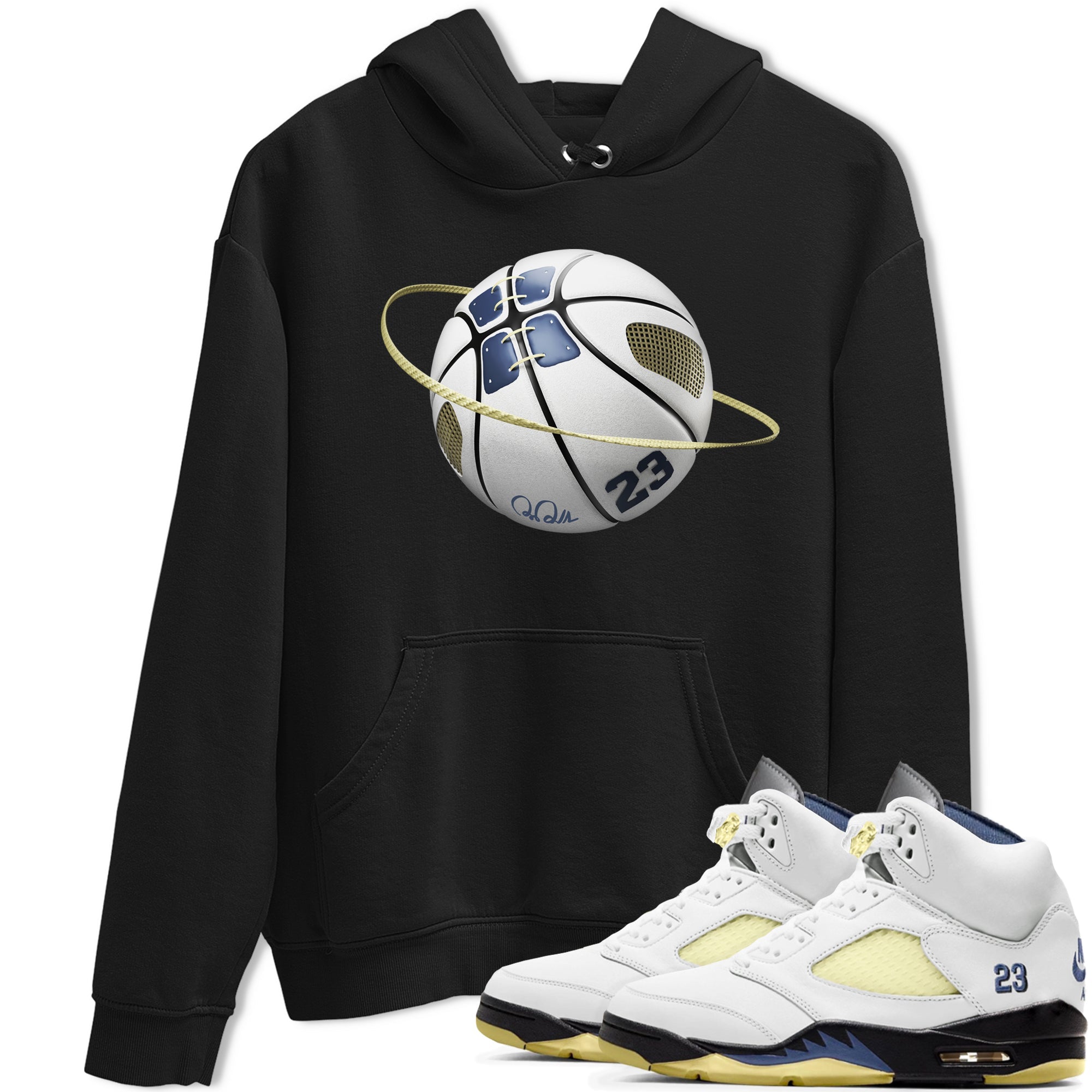 Air Jordan 5 A Ma Maniere x Photon Dust shirt to match jordans Basketball Planet sneaker tees Jordan 5 A Ma Maniere "Dawn" Drip Gear Zone Unisex Black 1 T-Shirt