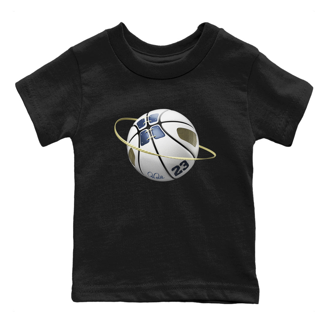 Air Jordan 5 A Ma Maniere x Photon Dust shirt to match jordans Basketball Planet sneaker tees Jordan 5 A Ma Maniere "Dawn" Drip Gear Zone Baby Toddler Black 2 T-Shirt