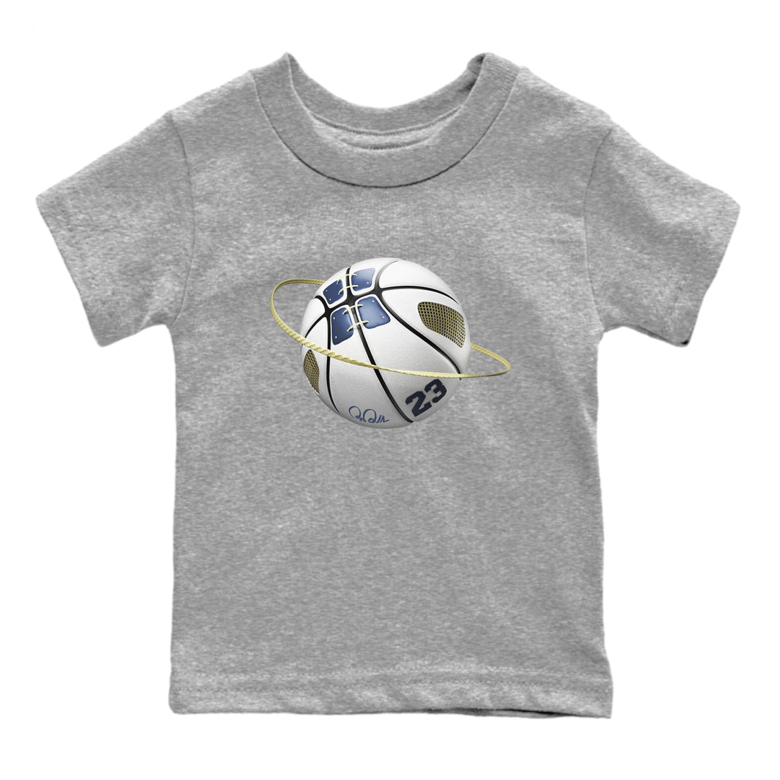 Air Jordan 5 A Ma Maniere x Photon Dust shirt to match jordans Basketball Planet sneaker tees Jordan 5 A Ma Maniere "Dawn" Drip Gear Zone Baby Toddler Heather Grey 2 T-Shirt