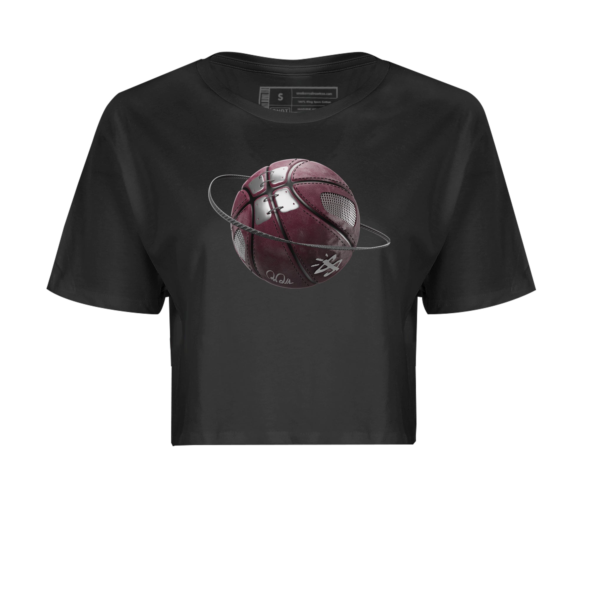 Air Jordan 5 Burgundy Sneaker Match Tees Basketball Planet Streetwear Sneaker Shirt AJ5 Burgundy Sneaker Release Tees Women's Shirts Black 2