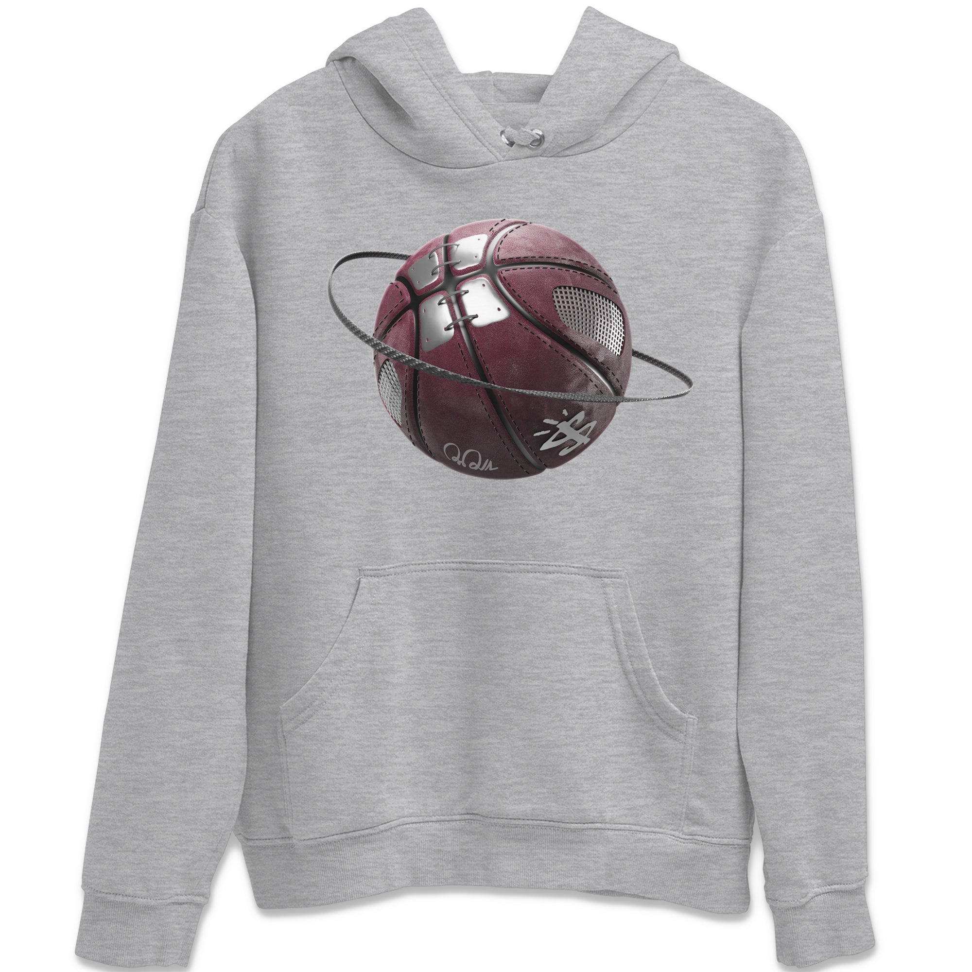 Air Jordan 5 Burgundy Sneaker Match Tees Basketball Planet Streetwear Sneaker Shirt AJ5 Burgundy Sneaker Release Tees Unisex Shirts Heather Grey 2