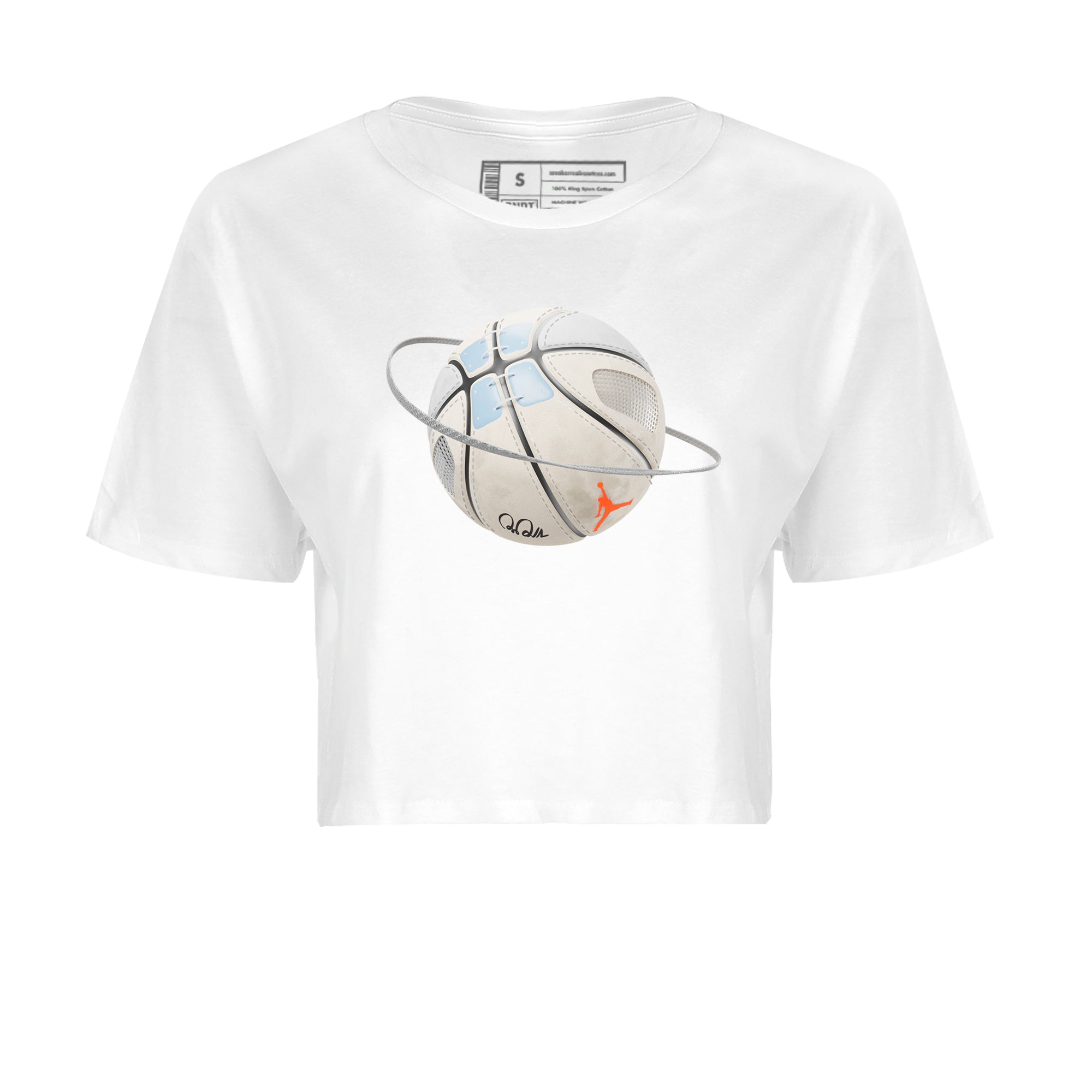Air Jordan 5 Craft Sneaker Match Tees Basketball Planet Streetwear Sneaker Shirt AJ5 SE Craft Sneaker Release Tees Women's Shirts White 2