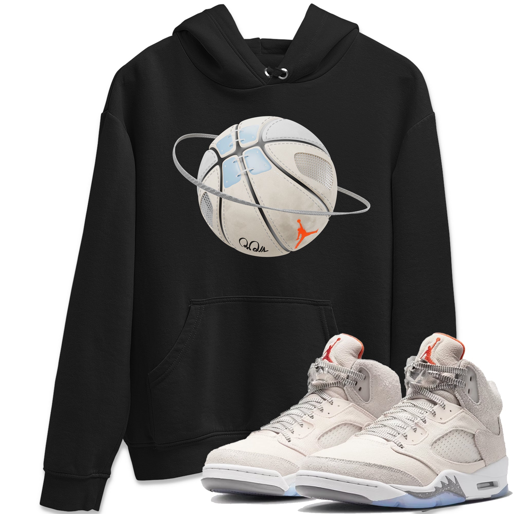 Air Jordan 5 Craft Sneaker Match Tees Basketball Planet Streetwear Sneaker Shirt AJ5 SE Craft Sneaker Release Tees Unisex Shirts Black 1