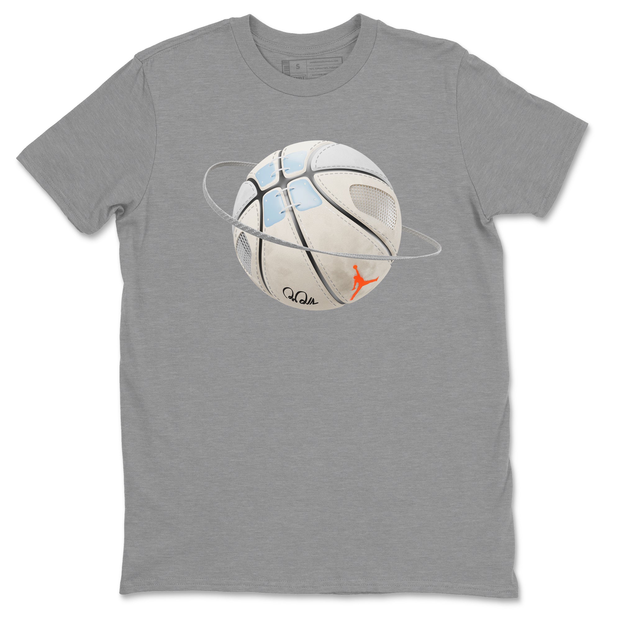 Air Jordan 5 Craft Sneaker Match Tees Basketball Planet Streetwear Sneaker Shirt AJ5 SE Craft Sneaker Release Tees Unisex Shirts Heather Grey 2
