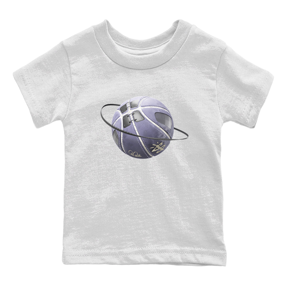 Air Jordan 5 Indigo Haze Sneaker Match Tees Basketball Planet Streetwear Sneaker Shirt AJ5 Indigo Haze Sneaker Release Tees Kids Shirts White 2