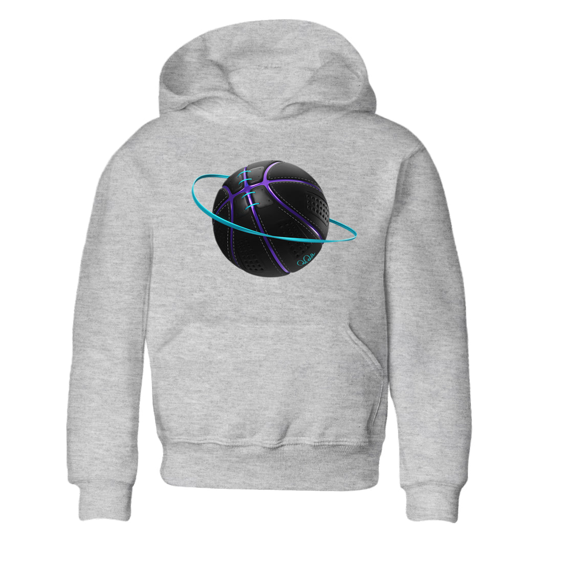 Air Jordan 6 Aqua Sneaker Match Tees Basketball Planet Streetwear Sneaker Shirt AJ6 Aqua Sneaker Release Tees Kids Shirts Heather Grey 2