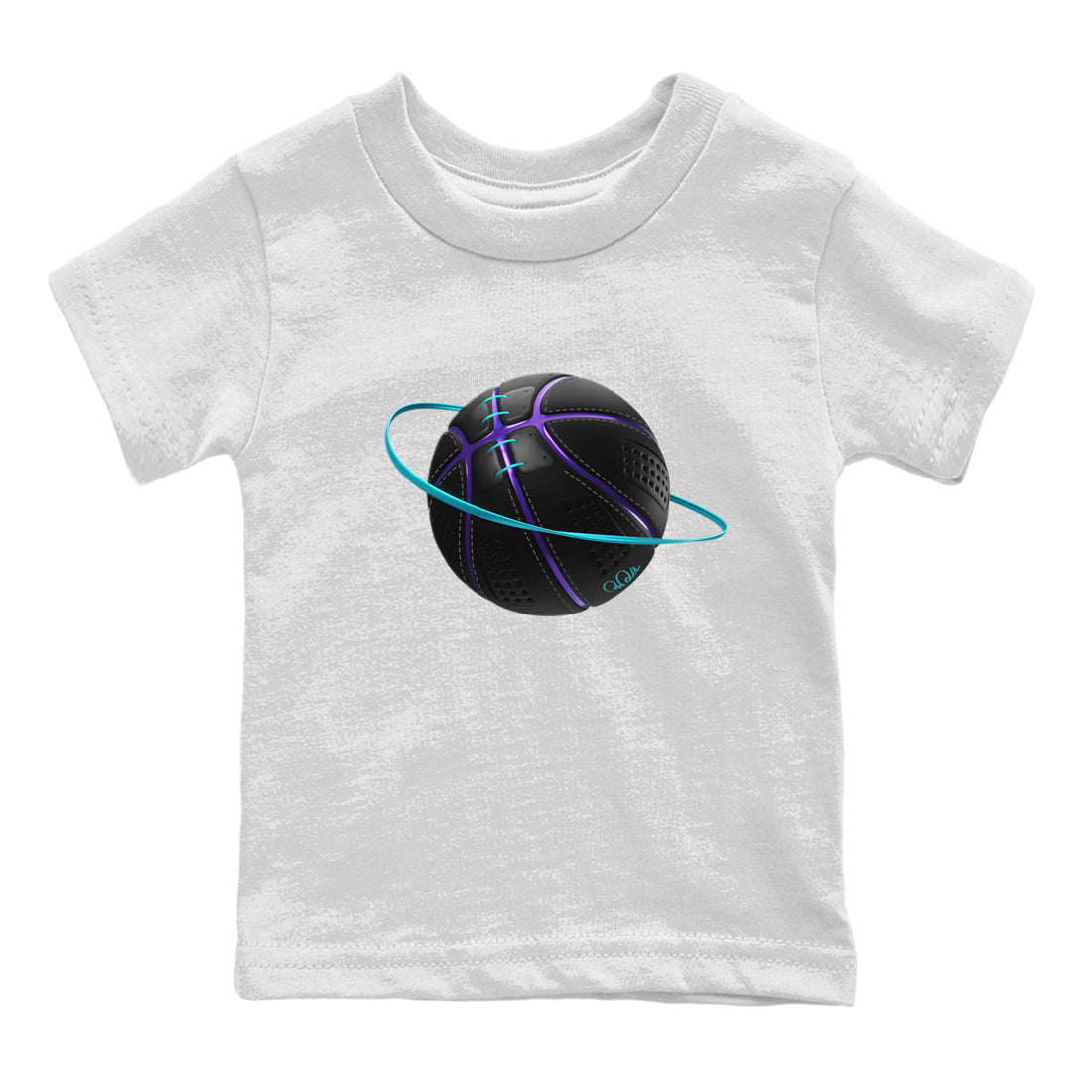 Air Jordan 6 Aqua Sneaker Match Tees Basketball Planet Streetwear Sneaker Shirt AJ6 Aqua Sneaker Release Tees Kids Shirts White 2