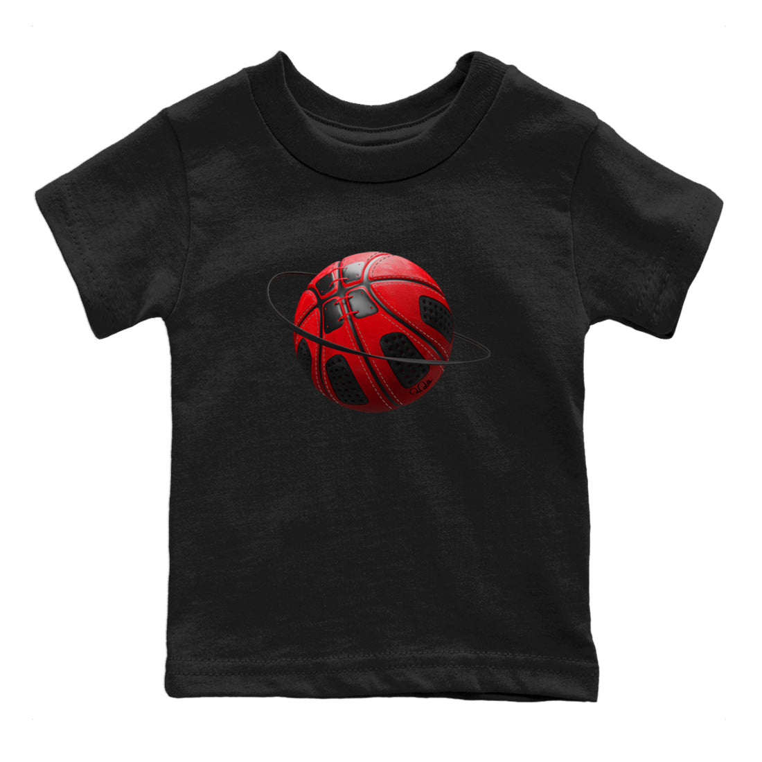 Air Jordan 6 Toro Bravo Sneaker Match Tees Basketball Planet Streetwear Sneaker Shirt 3D Graphic Design Shirts AJ6 Toro Bravo Sneaker Release Tees Kids Shirts Black 2