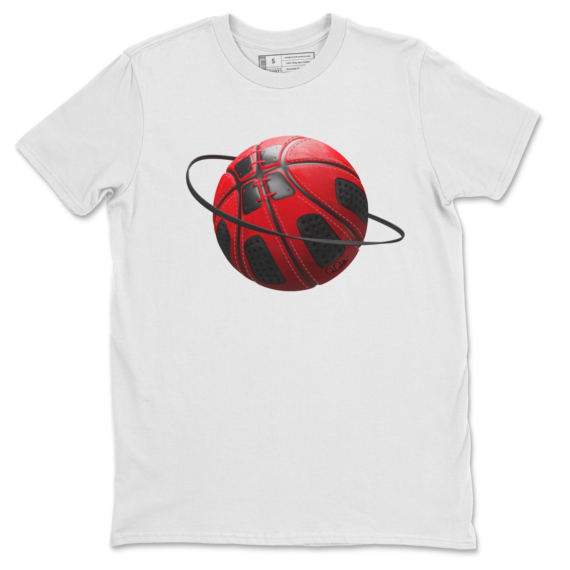 Air Jordan 6 Toro Bravo Sneaker Match Tees Basketball Planet Streetwear Sneaker Shirt 3D Graphic Design Shirts AJ6 Toro Bravo Sneaker Release Tees Unisex Shirts White 2