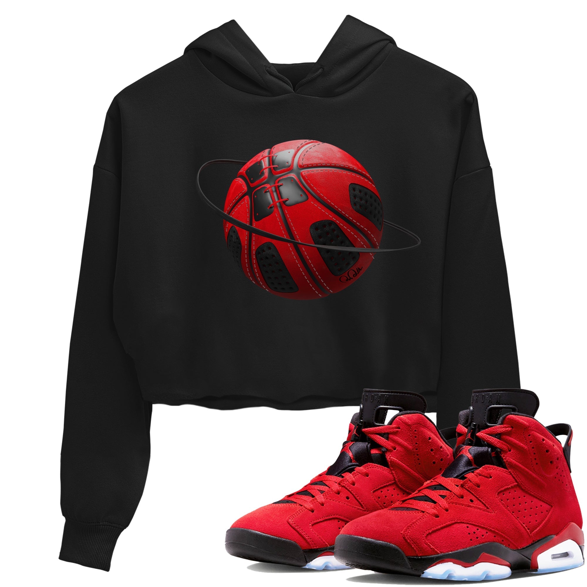 Air Jordan 6 Toro Bravo Sneaker Match Tees Basketball Planet Streetwear Sneaker Shirt 3D Graphic Design Shirts AJ6 Toro Bravo Sneaker Release Tees Women's Shirts Black 1