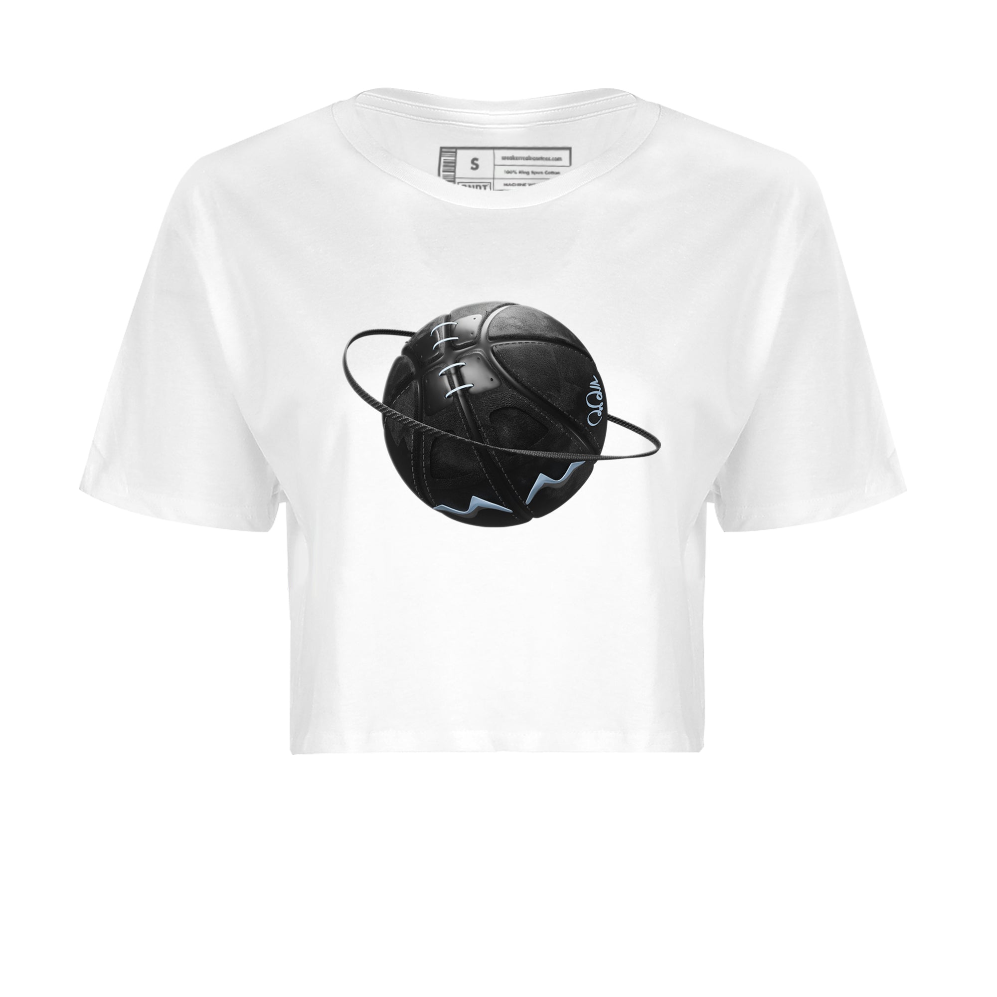 Air Jordan 7 Chambray Sneaker Match Tees Basketball Planet Streetwear Sneaker Shirt AJ7 Chambray Sneaker Release Tees Women's Shirts White 2