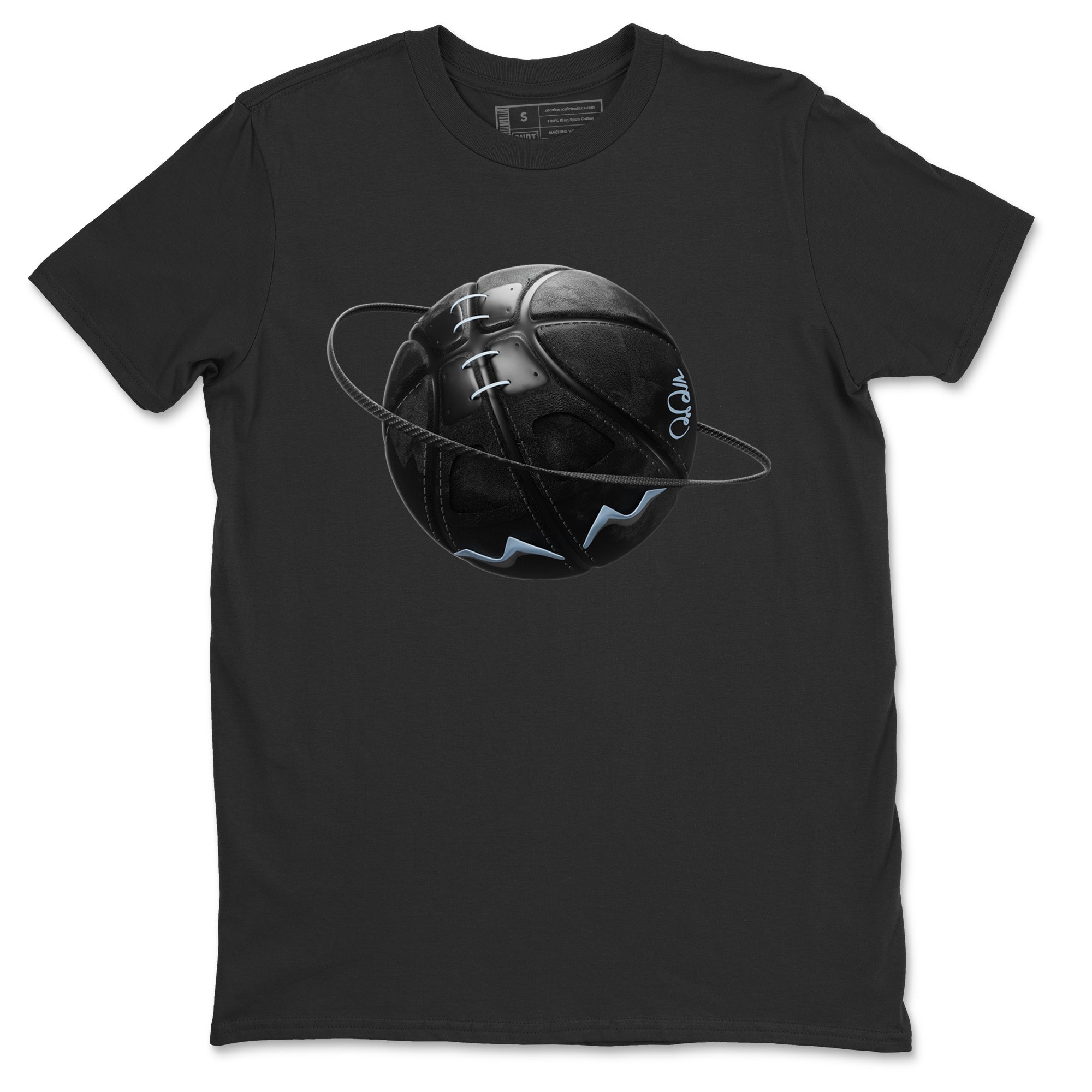 Air Jordan 7 Chambray Sneaker Match Tees Basketball Planet Streetwear Sneaker Shirt AJ7 Chambray Sneaker Release Tees Unisex Shirts Black 2