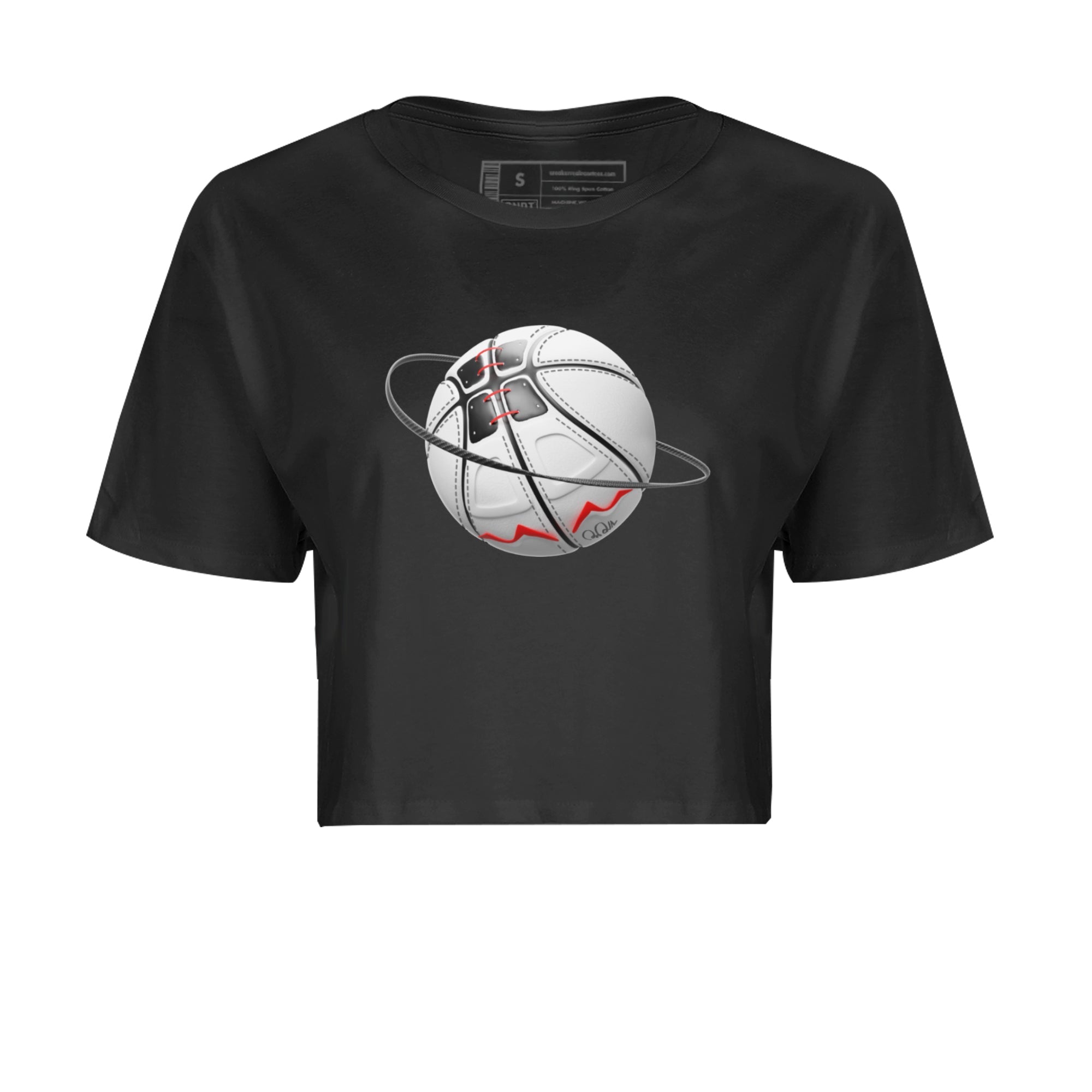 Air Jordan 7 Infrared Sneaker Match Tees Basketball Planet Streetwear Sneaker Shirt AJ7 Infrared Sneaker Release Tees Women's Shirts Black 2