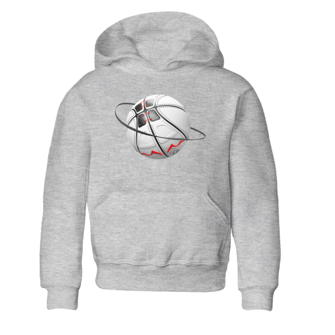 Air Jordan 7 Infrared Sneaker Match Tees Basketball Planet Streetwear Sneaker Shirt AJ7 Infrared Sneaker Release Tees Kids Shirts Heather Grey 2