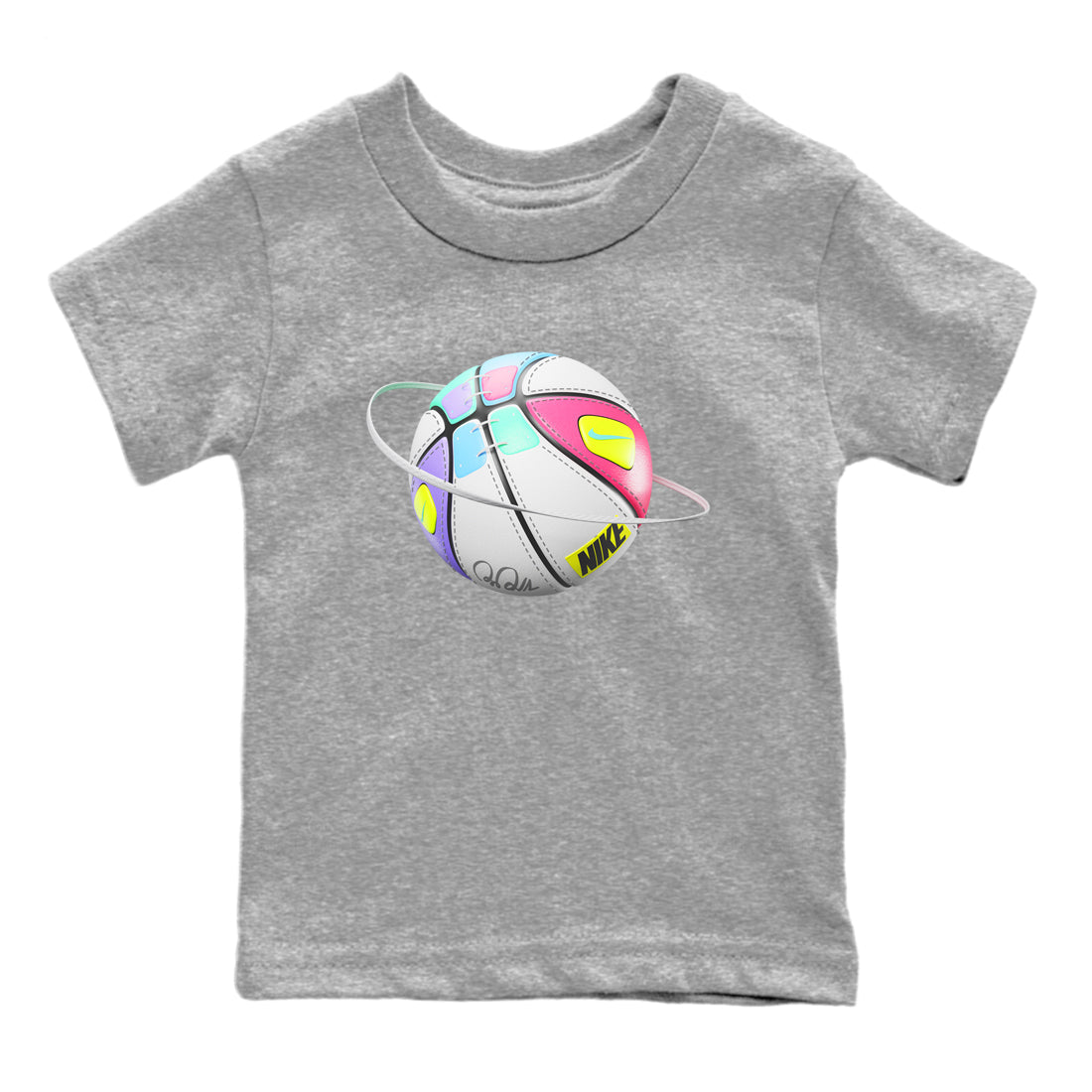 Dunk Easter Candy Sneaker Match Tees Basketball Planet Streetwear Sneaker Shirt Nike Easter Sneaker Release Tees Kids Shirts Heather Grey 2