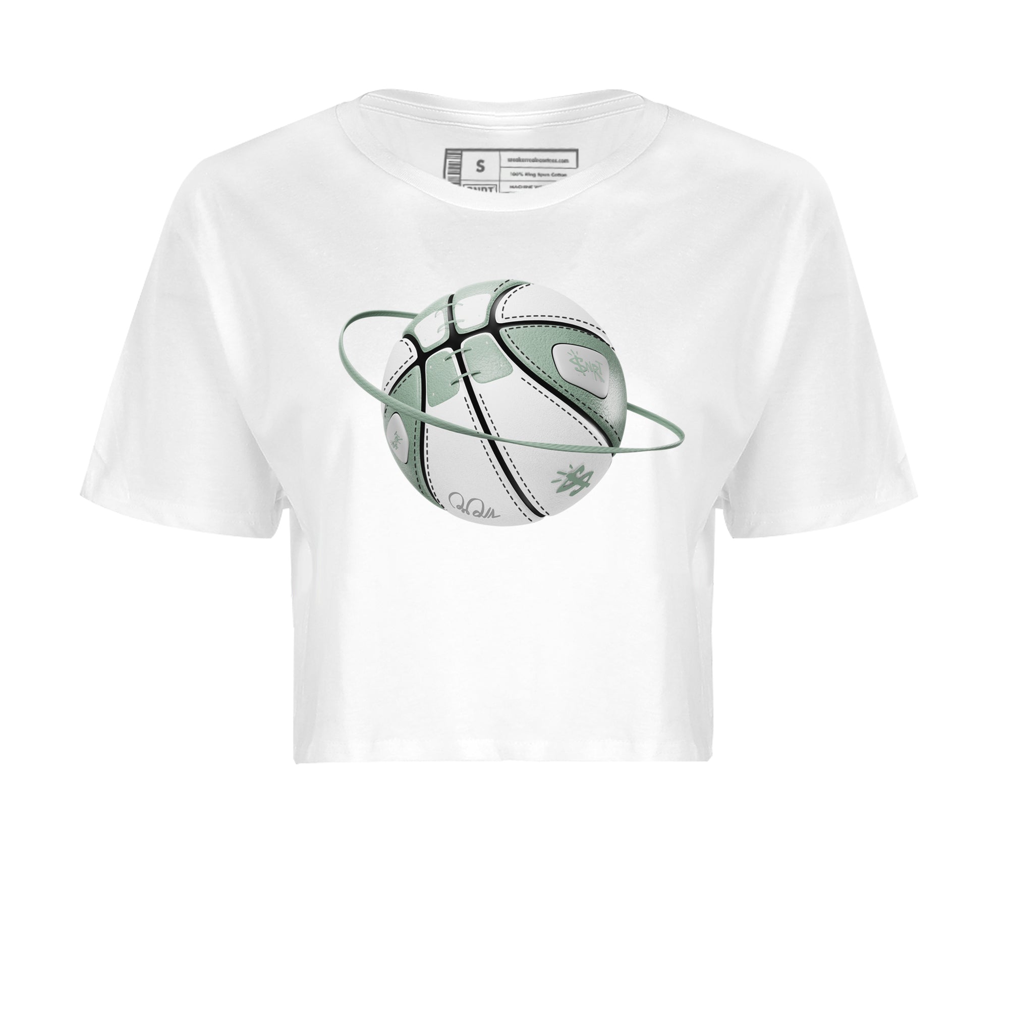 Dunk Mica Green Sneaker Match Tees Basketball Planet Streetwear Sneaker Shirt Dunk Low Mica Green Sneaker Release Tees Women's Shirts White 2