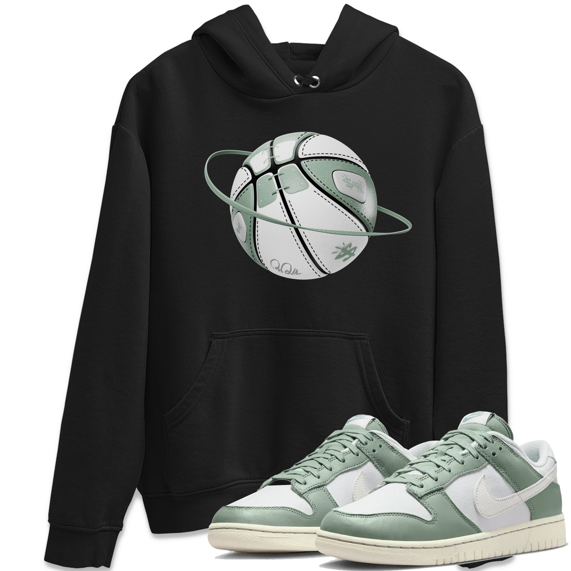 Dunk Mica Green Sneaker Match Tees Basketball Planet Streetwear Sneaker Shirt Dunk Low Mica Green Sneaker Release Tees Unisex Shirts Black 1