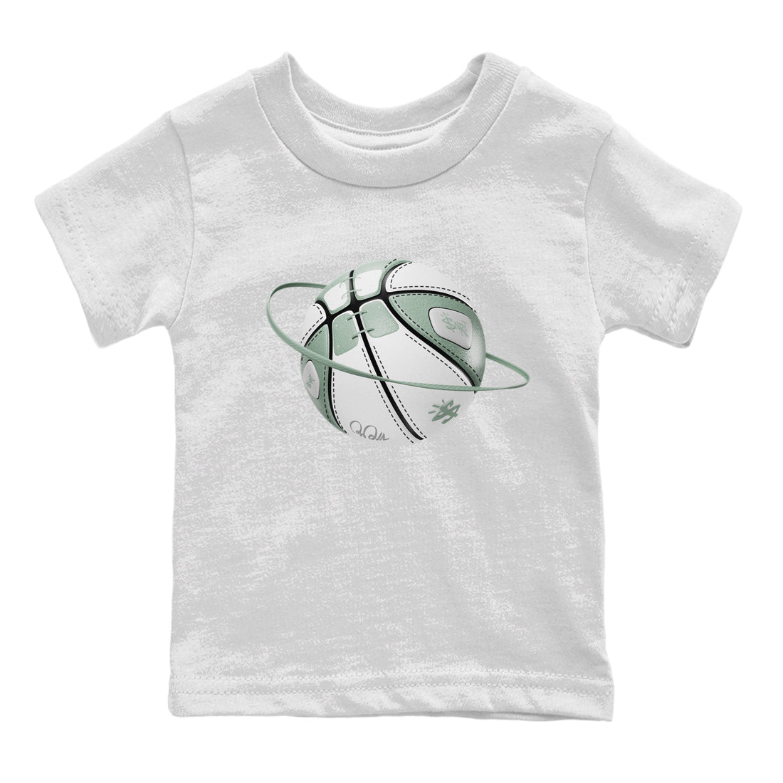 Dunk Mica Green Sneaker Match Tees Basketball Planet Streetwear Sneaker Shirt Dunk Low Mica Green Sneaker Release Tees Kids Shirts White 2