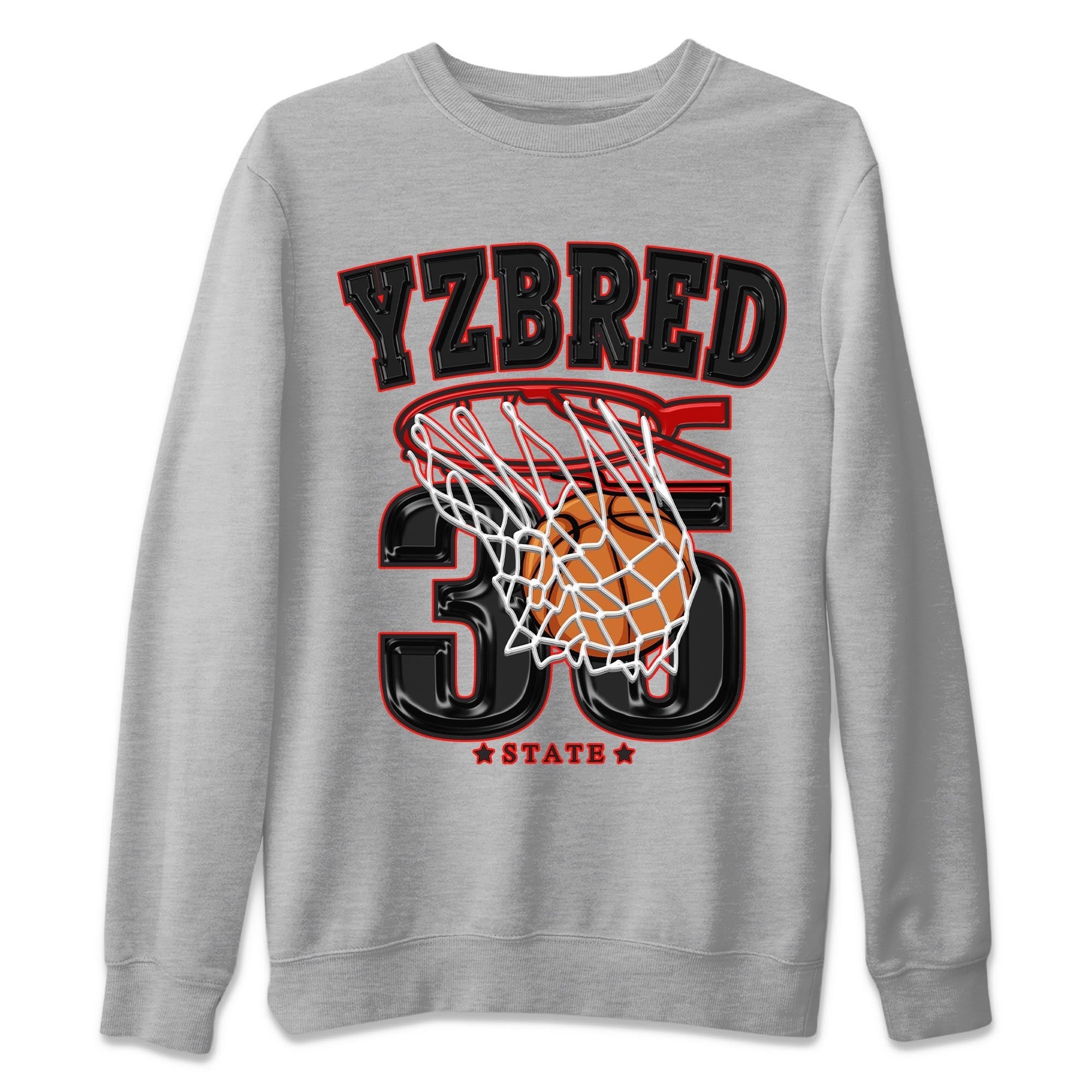 Yeezy 350 Bred shirt to match jordans Basketball Streetwear Sneaker Shirt Yeezy Boost 350 V2 Bred Drip Gear Zone Sneaker Matching Clothing Unisex Heather Grey 2 T-Shirt