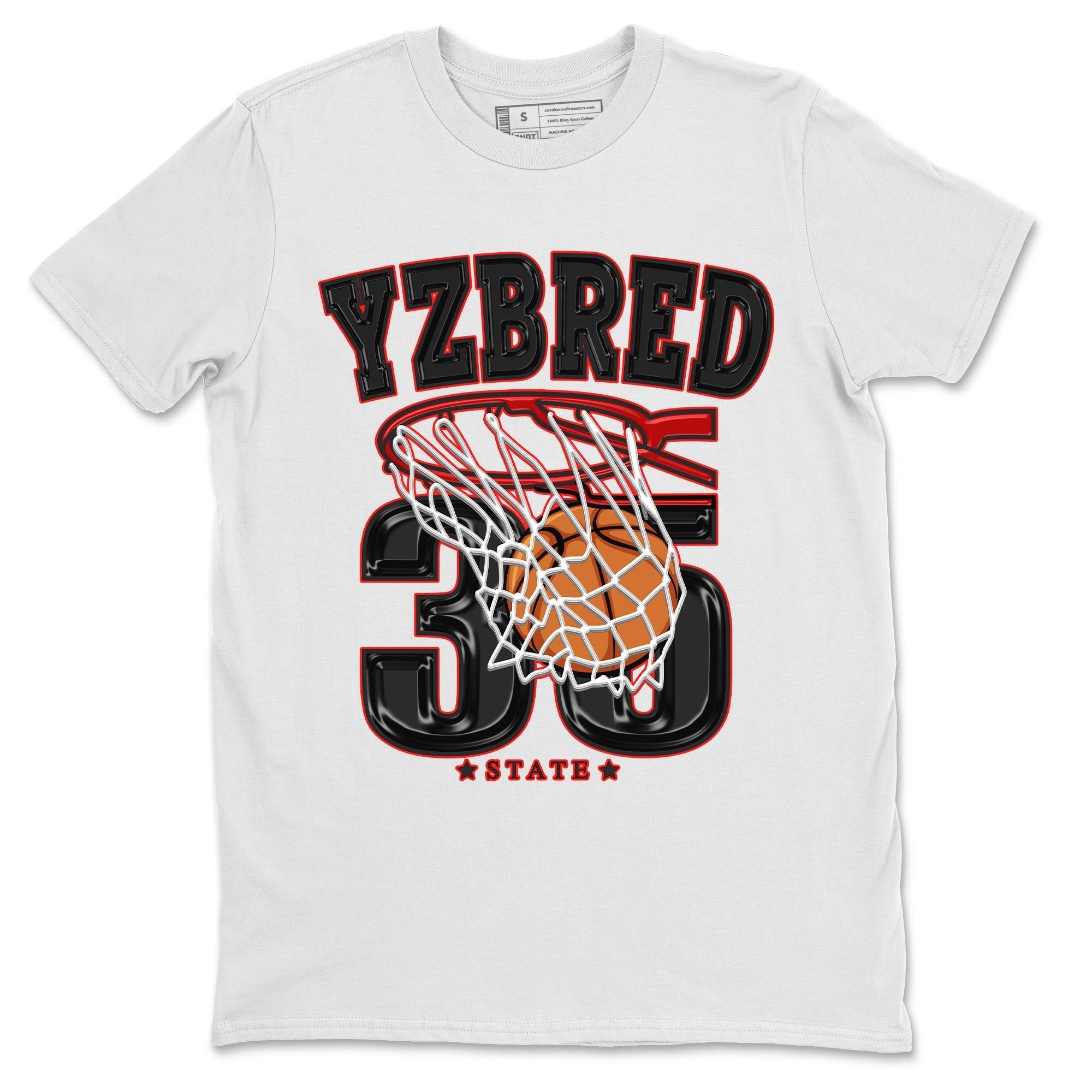 Yeezy 350 Bred shirt to match jordans Basketball Streetwear Sneaker Shirt Yeezy Boost 350 V2 Bred Drip Gear Zone Sneaker Matching Clothing Unisex White 2 T-Shirt
