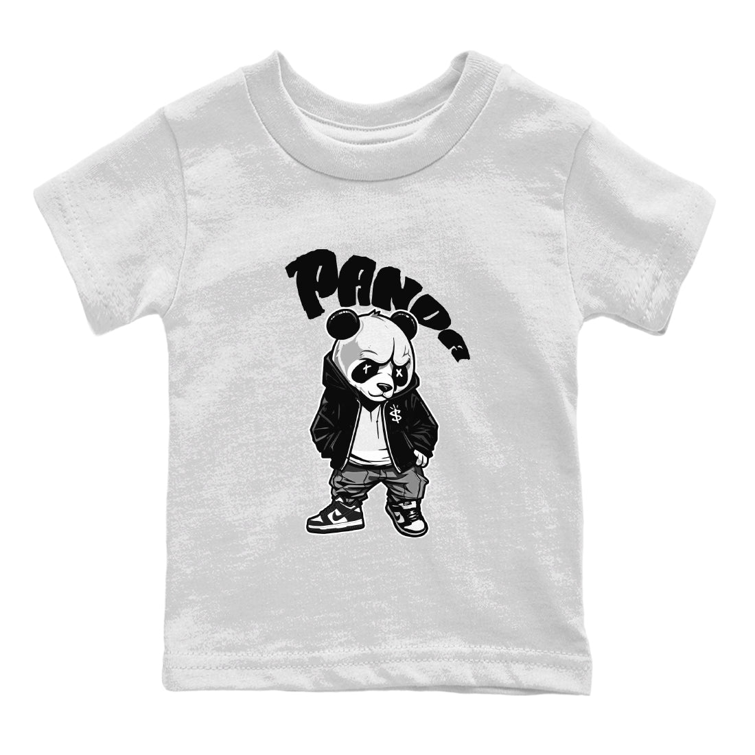 Dunk Panda Sneaker Match Tees Bastard Panda Streetwear Sneaker Shirt Dunk Low White Black Drip Gear Zone Sneaker Matching Clothing Kids Shirts White 2