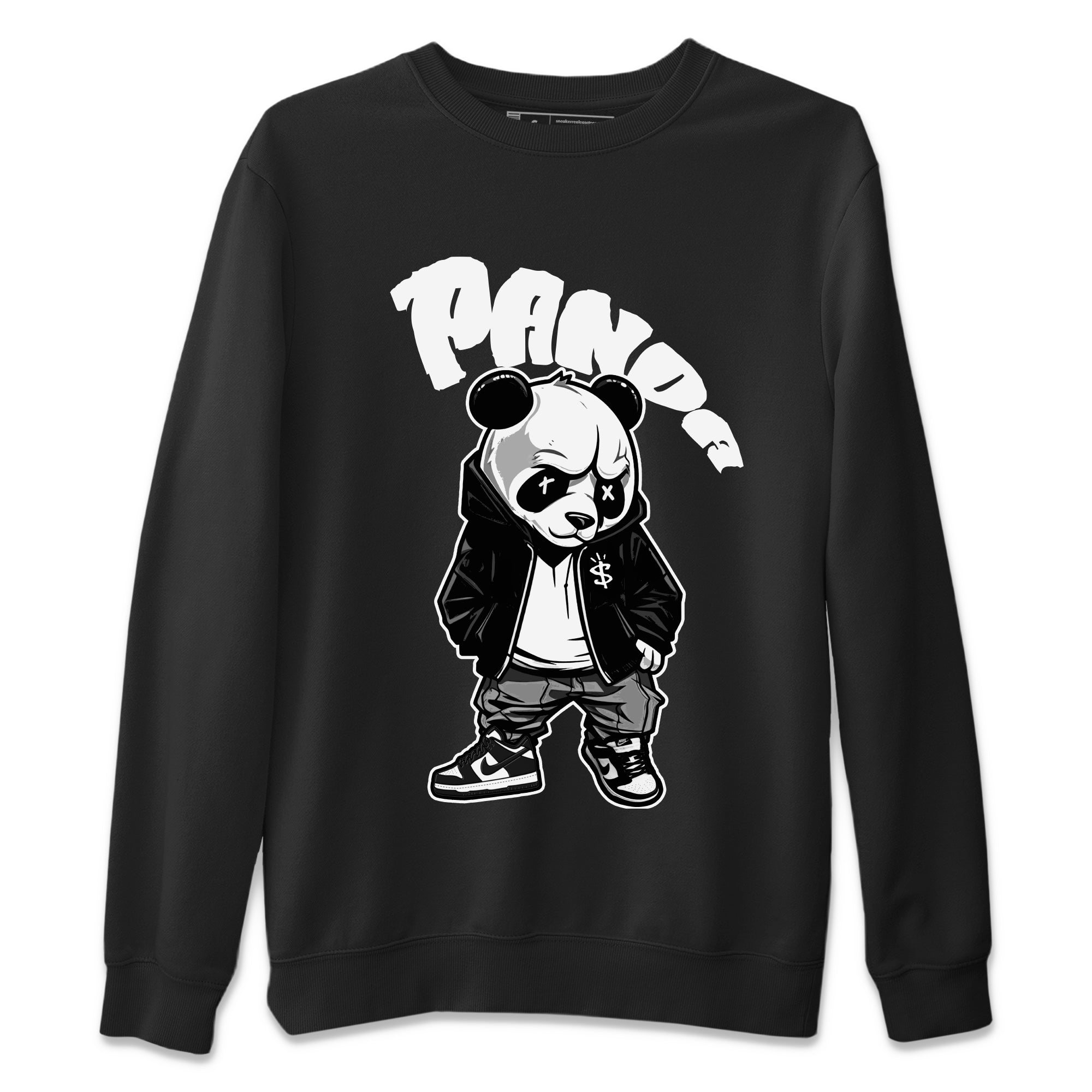 Dunk Panda Sneaker Match Tees Bastard Panda Streetwear Sneaker Shirt Dunk Low White Black Drip Gear Zone Sneaker Matching Clothing Unisex Shirts Black 2