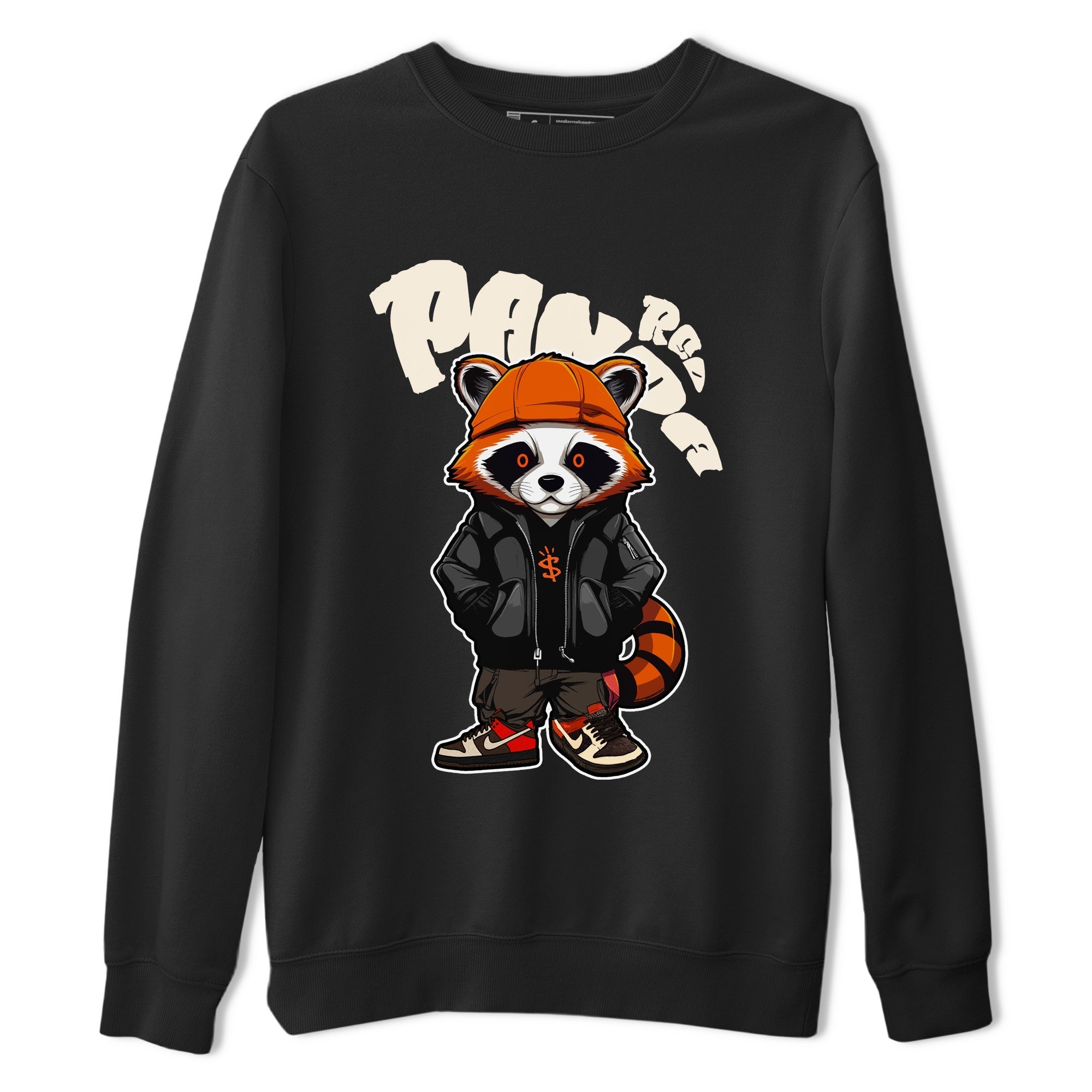 Dunk Red Panda shirt to match jordans Bastard Red Panda sneaker tees Nike Dunk LowRed Panda Drip Gear Zone Sneaker T-Shirts Crew Neck Casual Fit Black 2 T-Shirt