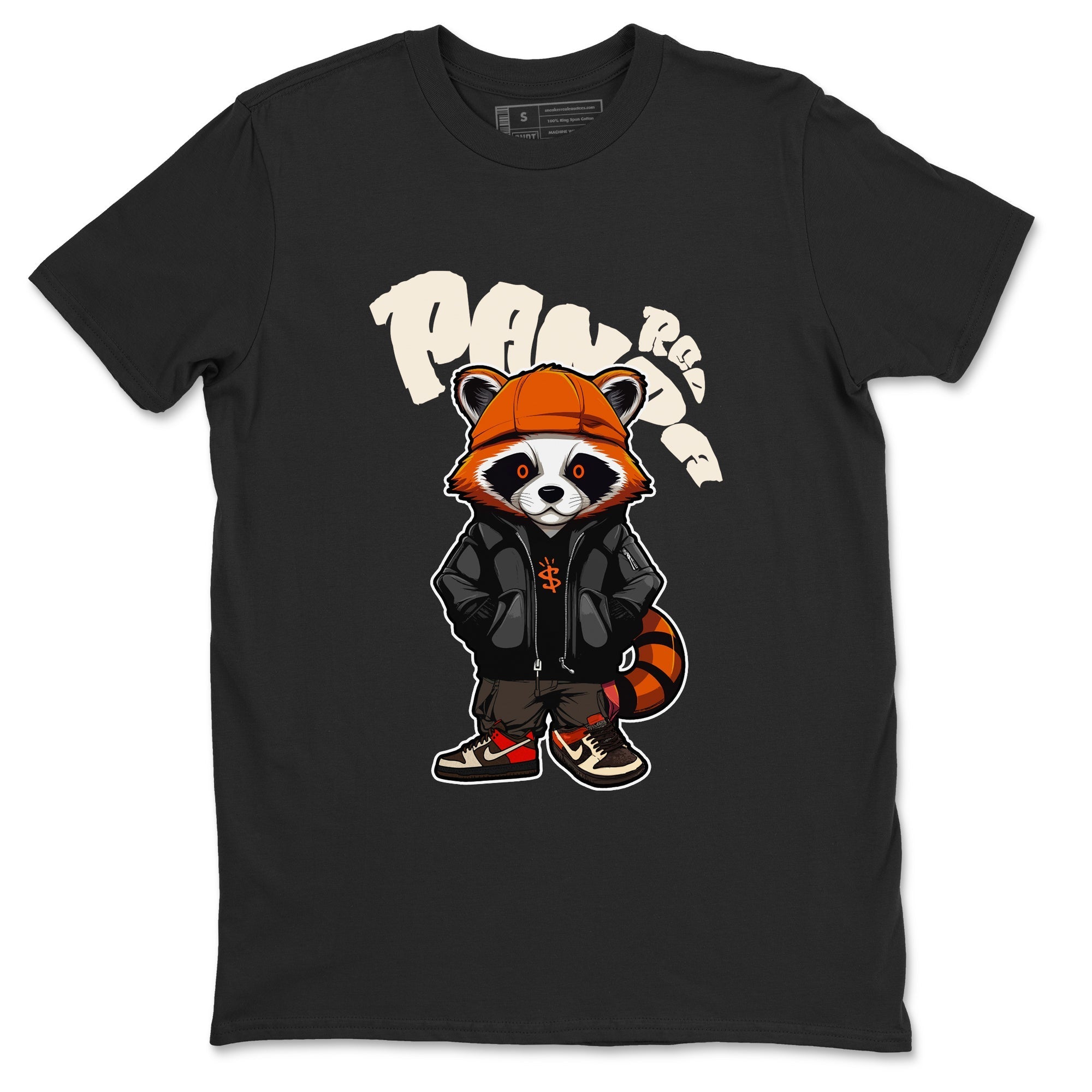 Dunk Red Panda shirt to match jordans Bastard Red Panda sneaker tees Nike Dunk LowRed Panda Drip Gear Zone Sneaker T-Shirts Crew Neck Casual Fit Black 2 T-Shirt