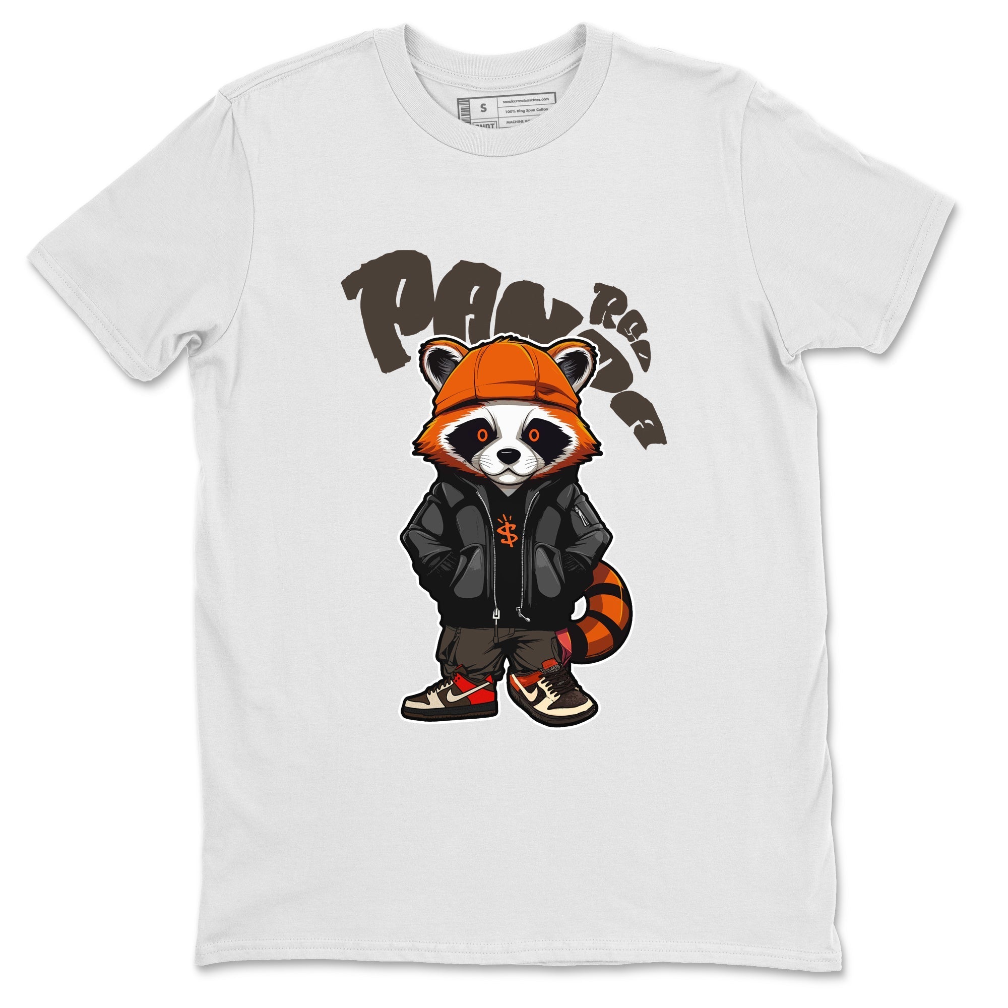Dunk Red Panda shirt to match jordans Bastard Red Panda sneaker tees Nike Dunk LowRed Panda Drip Gear Zone Sneaker T-Shirts Crew Neck Casual Fit White 2 T-Shirt