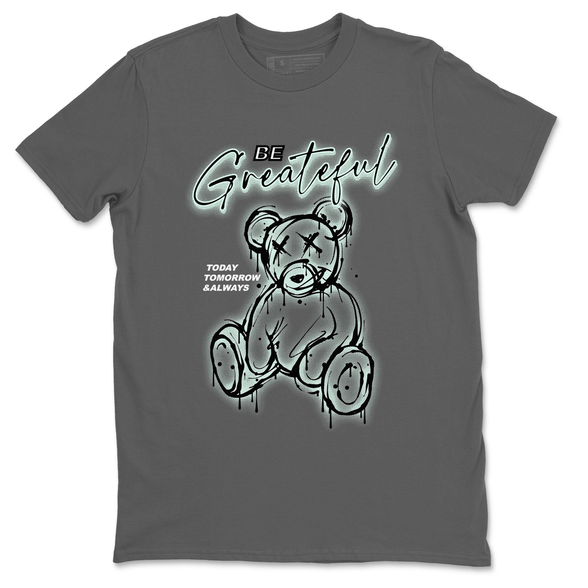 3s Green Glow shirt to match jordans Be Grateful sneaker tees Air Jordan 3 Green Glow Drip Gear Zone unisex cotton Cool Grey 2 crew neck shirt