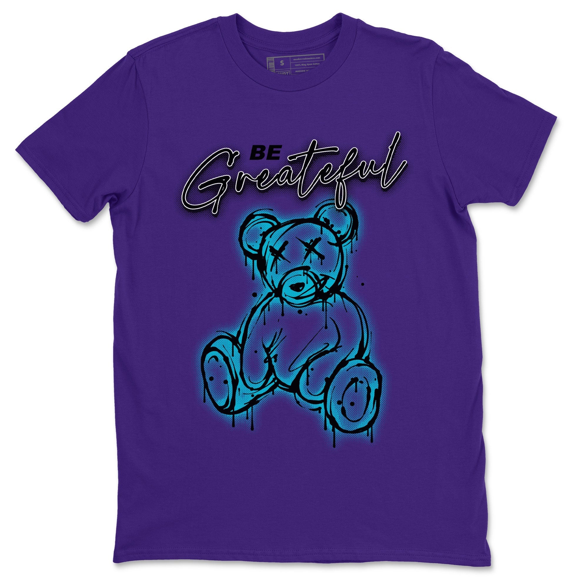 Air Jordan 6 Retro Aqua Sneaker Match Tees Be Greatful Streetwear Sneaker Shirt Air Jordan 6 Retro Aqua Drip Gear Zone Sneaker Matching Clothing Short Sleeve T-Shirt Purple 2