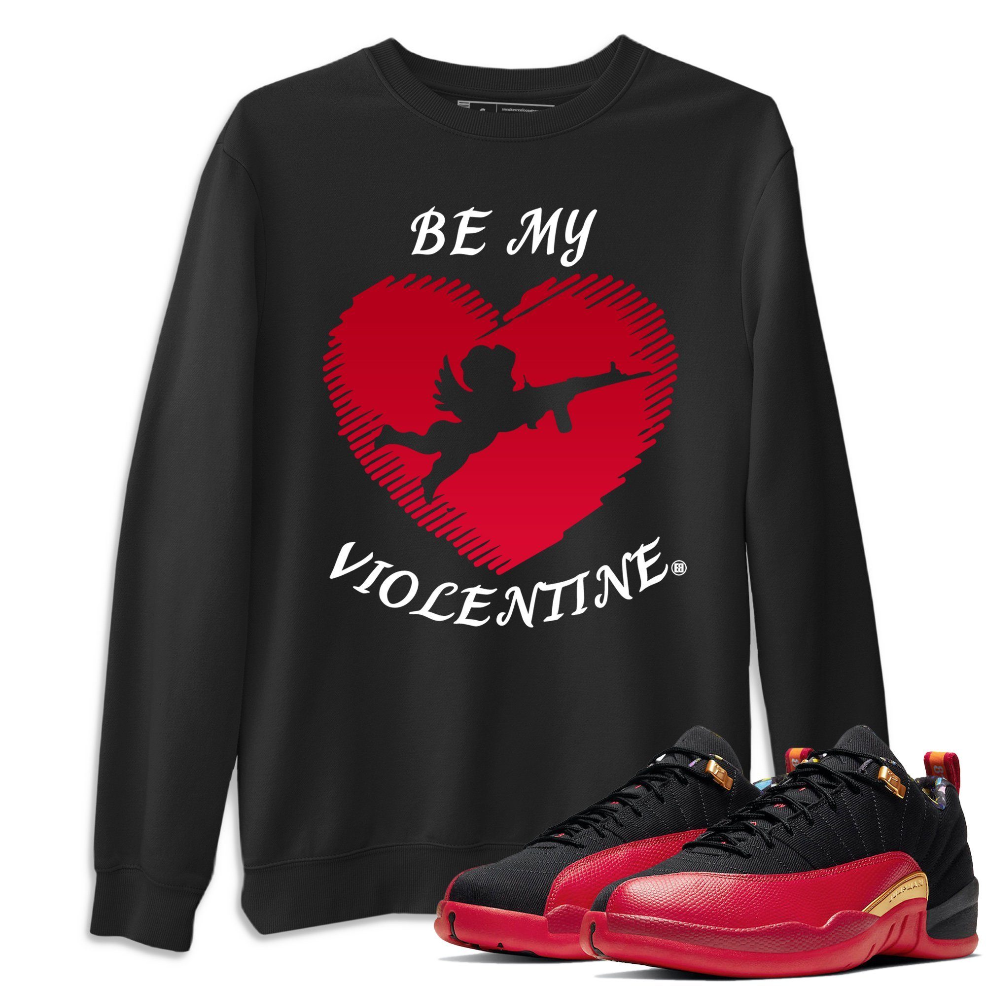 Jordan 12 Super Bowl Shirt To Match Jordans Be My Violentine Sneaker Tees Jordan 12 Super Bowl Drip Gear Zone Sneaker Matching Clothing Unisex Shirts