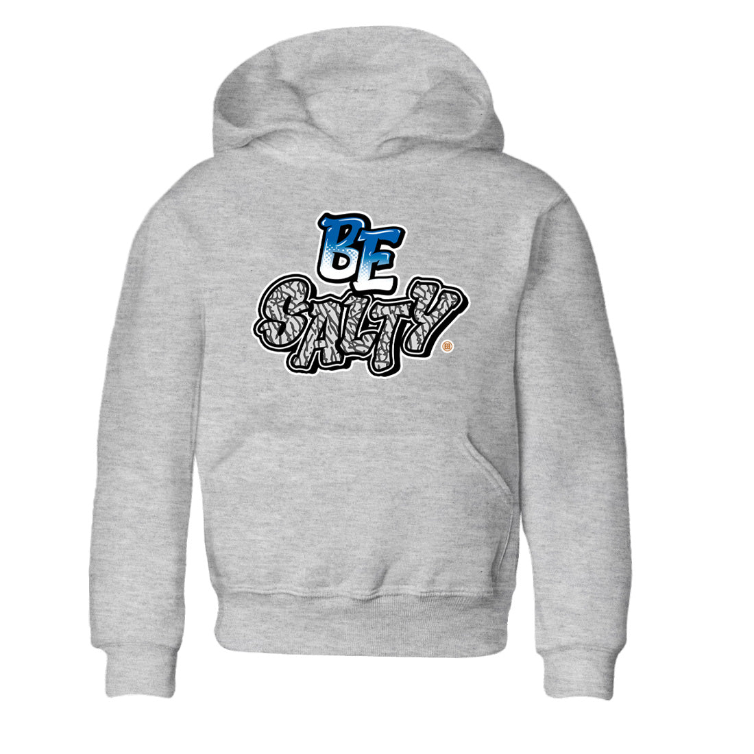 Air Jordan 3 Wizards Sneaker Match Tees Be Salty Streetwear Sneaker Shirt Air Jordan 3 Retro Wizards Sneaker Release Tees Kids Shirts Heather Grey 2