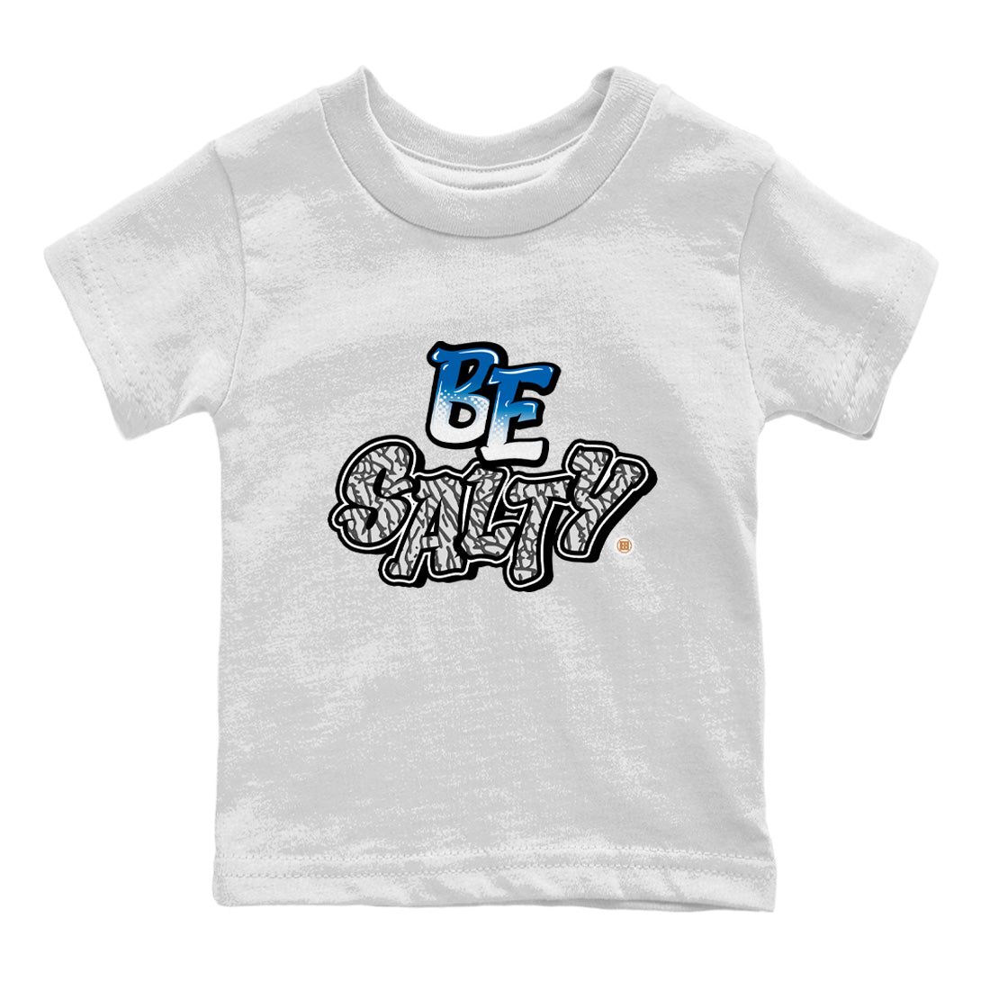 Air Jordan 3 Wizards Sneaker Match Tees Be Salty Streetwear Sneaker Shirt Air Jordan 3 Retro Wizards Sneaker Release Tees Kids Shirts White 2