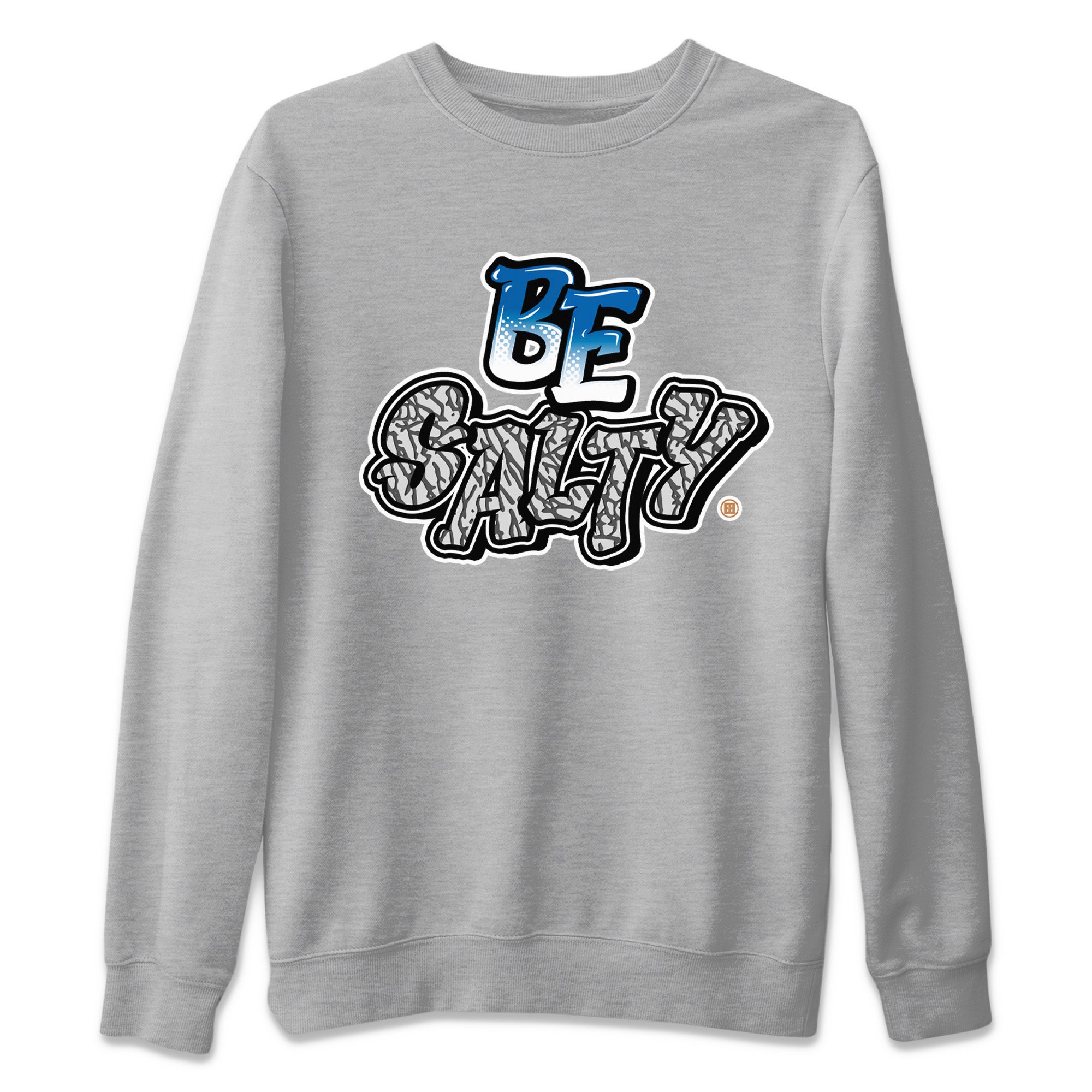 Air Jordan 3 Wizards Sneaker Match Tees Be Salty Streetwear Sneaker Shirt Air Jordan 3 Retro Wizards Sneaker Release Tees Unisex Shirts Heather Grey 2