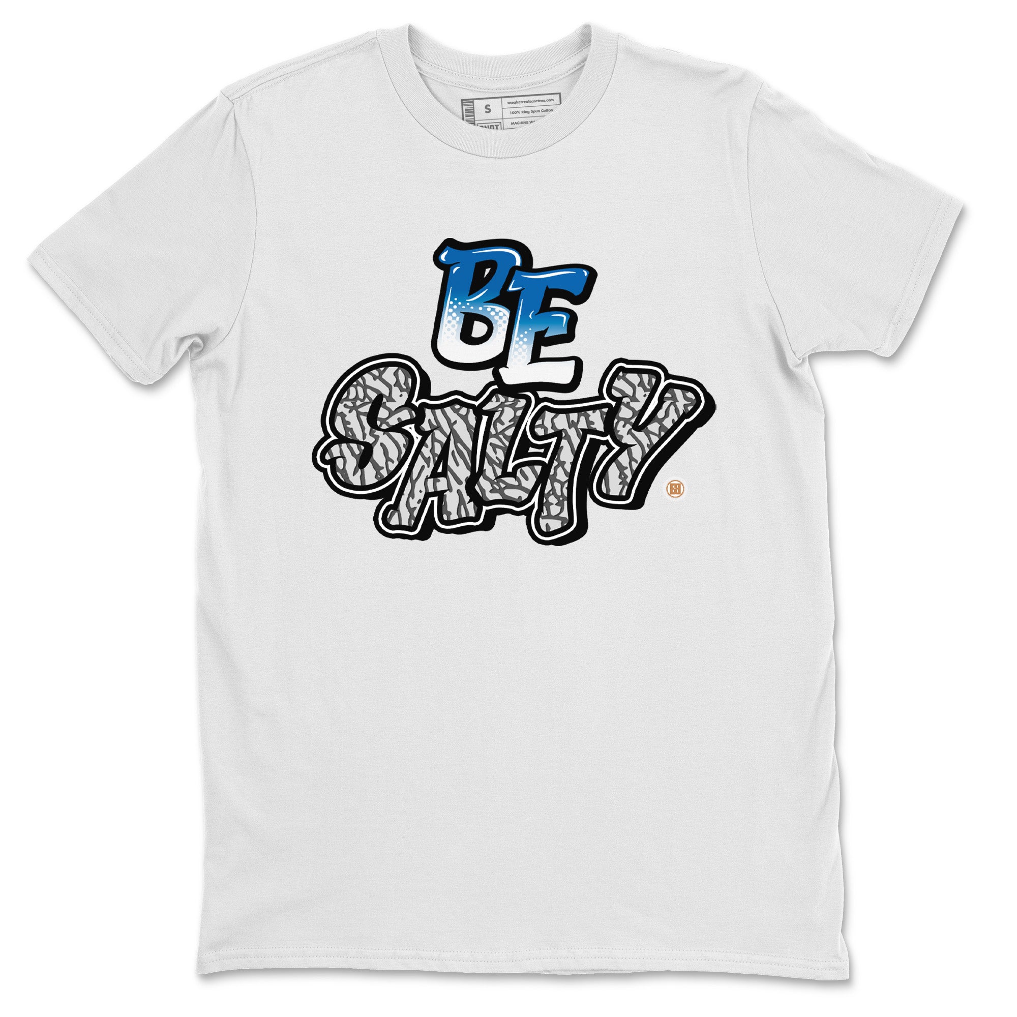 Air Jordan 3 Wizards Sneaker Match Tees Be Salty Streetwear Sneaker Shirt Air Jordan 3 Retro Wizards Sneaker Release Tees Unisex Shirts White 2