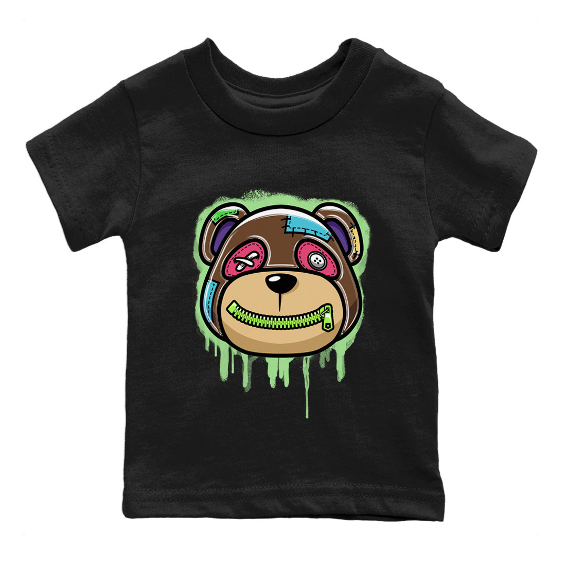 Air Force 1 Undefeated Fauna Brown Sneaker Match Tees Bear Face Sneaker Tees Air Force 1 Undefeated Fauna Brown Jordan to match sneaker T-Shirt Kids Shirts