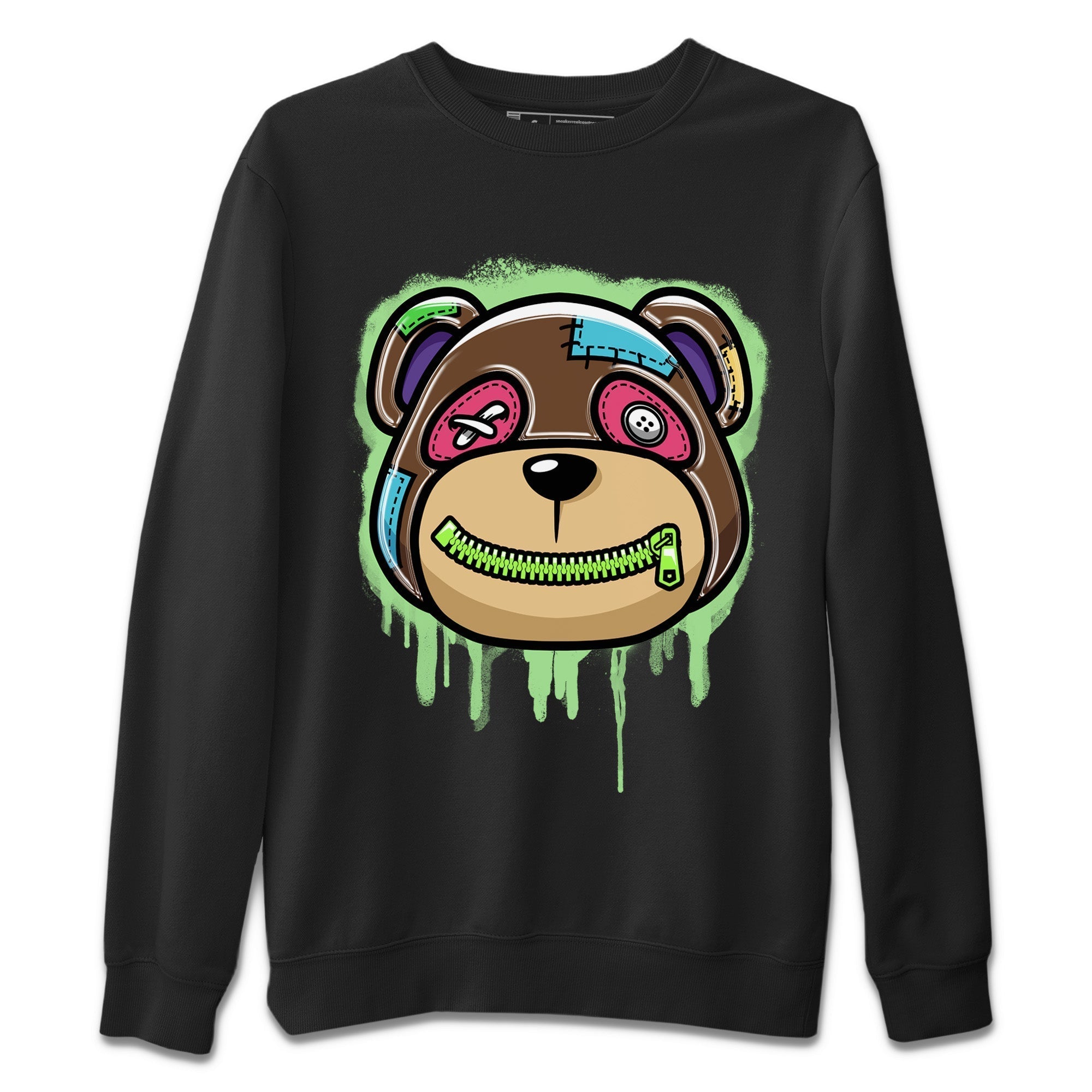 Air Force 1 Undefeated Fauna Brown Sneaker Match Tees Bear Face Sneaker Tees Air Force 1 Undefeated Fauna Brown Jordan to match sneaker T-Shirt Crew Neck Shirts