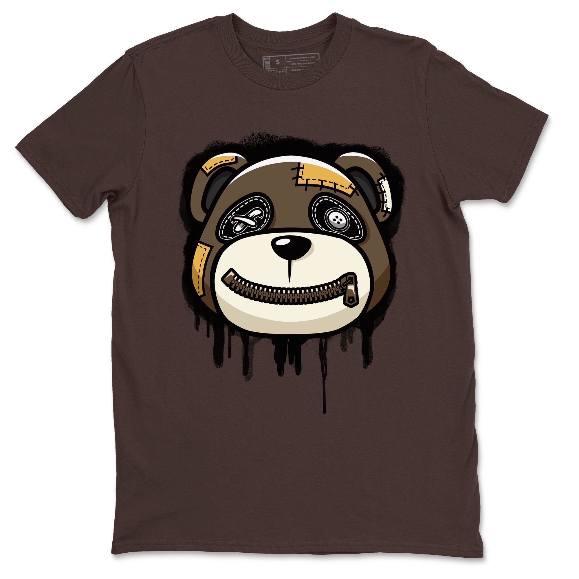 Air Jordan 1 Retro High OG Palomino shirt to match jordans Bear Face Streetwear Sneaker Shirt Air Jordan 1 Palomino Drip Gear Zone Sneaker Matching Clothing Unisex Dark Chocolate 2 T-Shirt