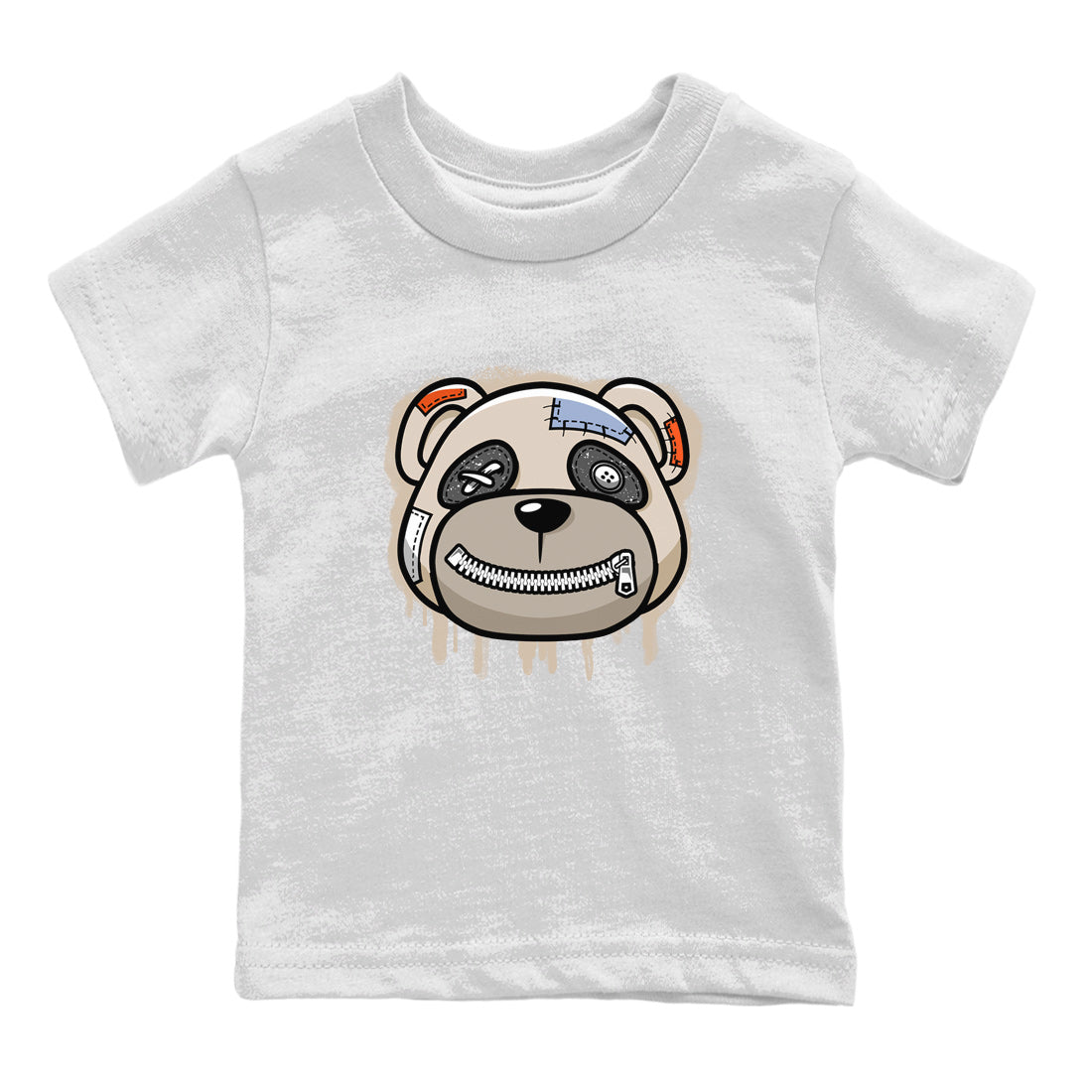 Air Jordan 5 Craft Sneaker Match Tees Bear Face Streetwear Sneaker Shirt Air Jordan 5 Craft Tee Kids Shirts White 2
