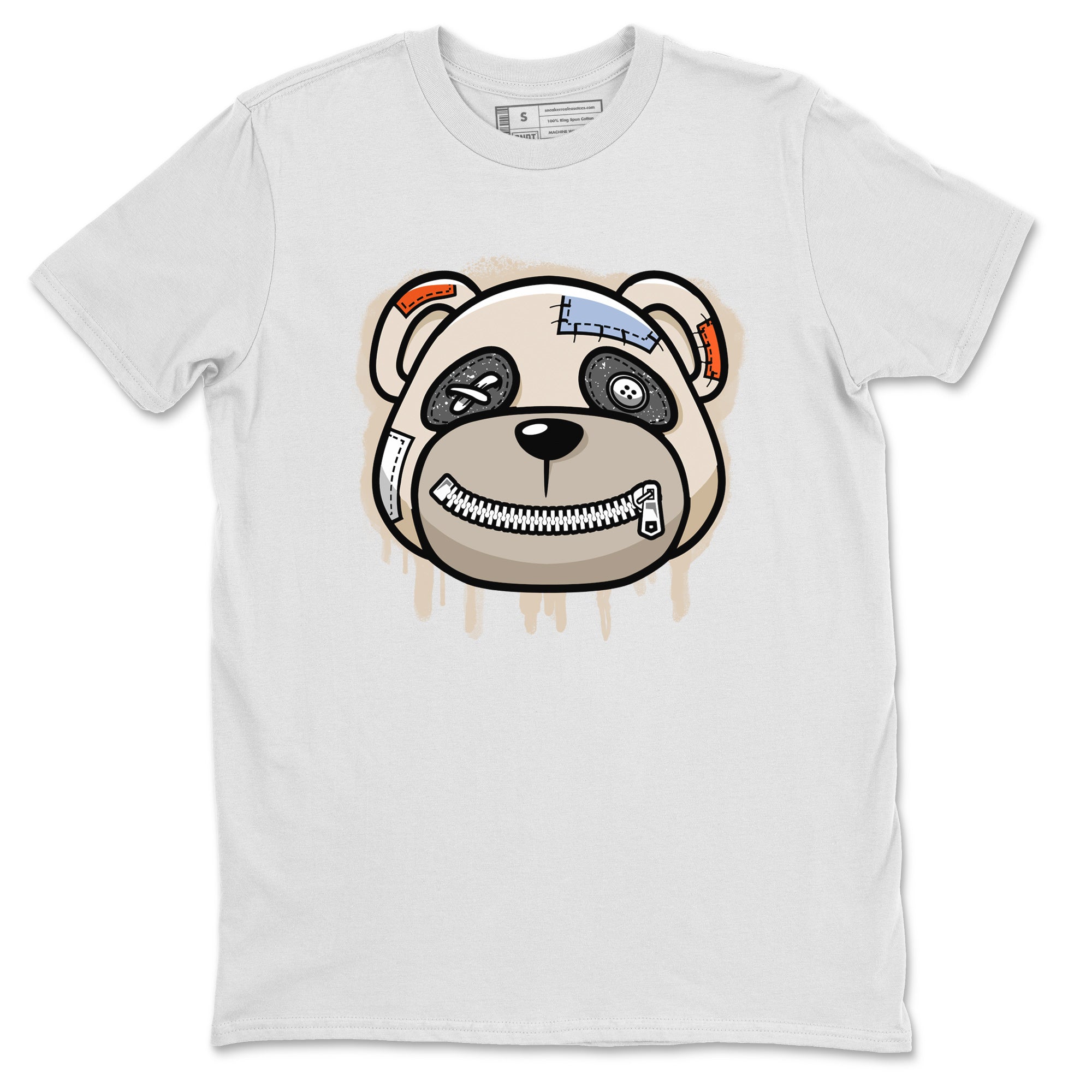 Air Jordan 5 Craft Sneaker Match Tees Bear Face Streetwear Sneaker Shirt Air Jordan 5 Craft Tee Unisex Shirts White 2