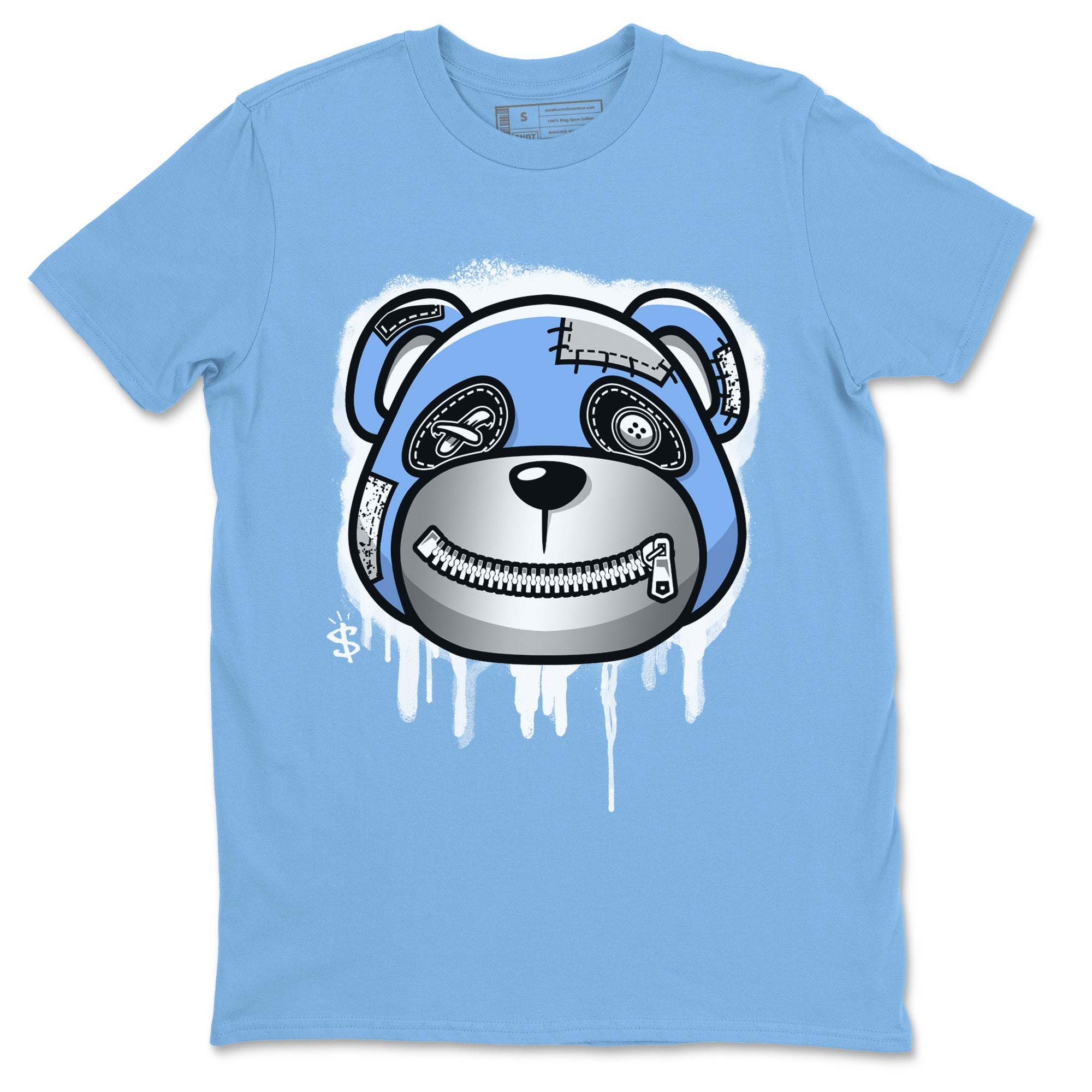 Jordan 5 UNC Shirt To Match Jordans Bear Face Sneaker Tees Jordan 5 UNC Drip Gear Zone Sneaker Matching Clothing Unisex Shirts