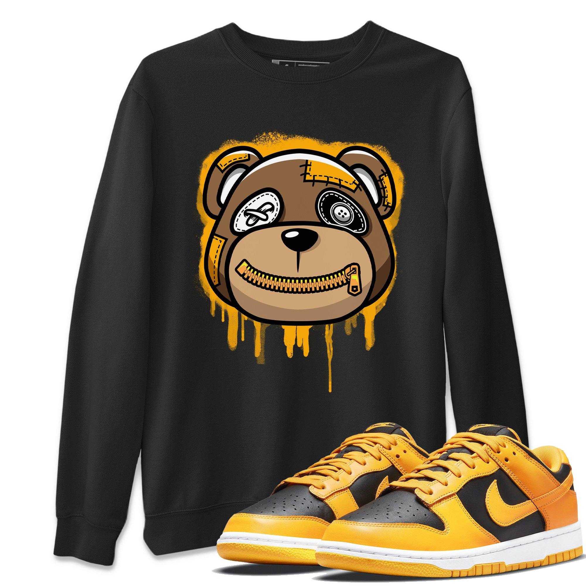 Dunk Championship Goldenrod Sneaker Match Tees Bear Face Sneaker Tees Dunk Championship Goldenrod Jordan to match sneaker T-Shirt Crew Neck Shirts