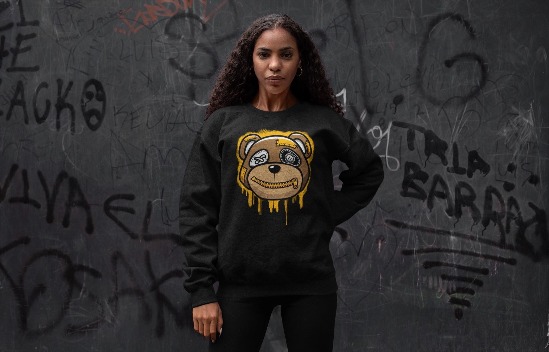 Dunk Championship Goldenrod Sneaker Match Tees Bear Face Sneaker Tees Dunk Championship Goldenrod Jordan to match sneaker T-Shirt Crew Neck Shirts